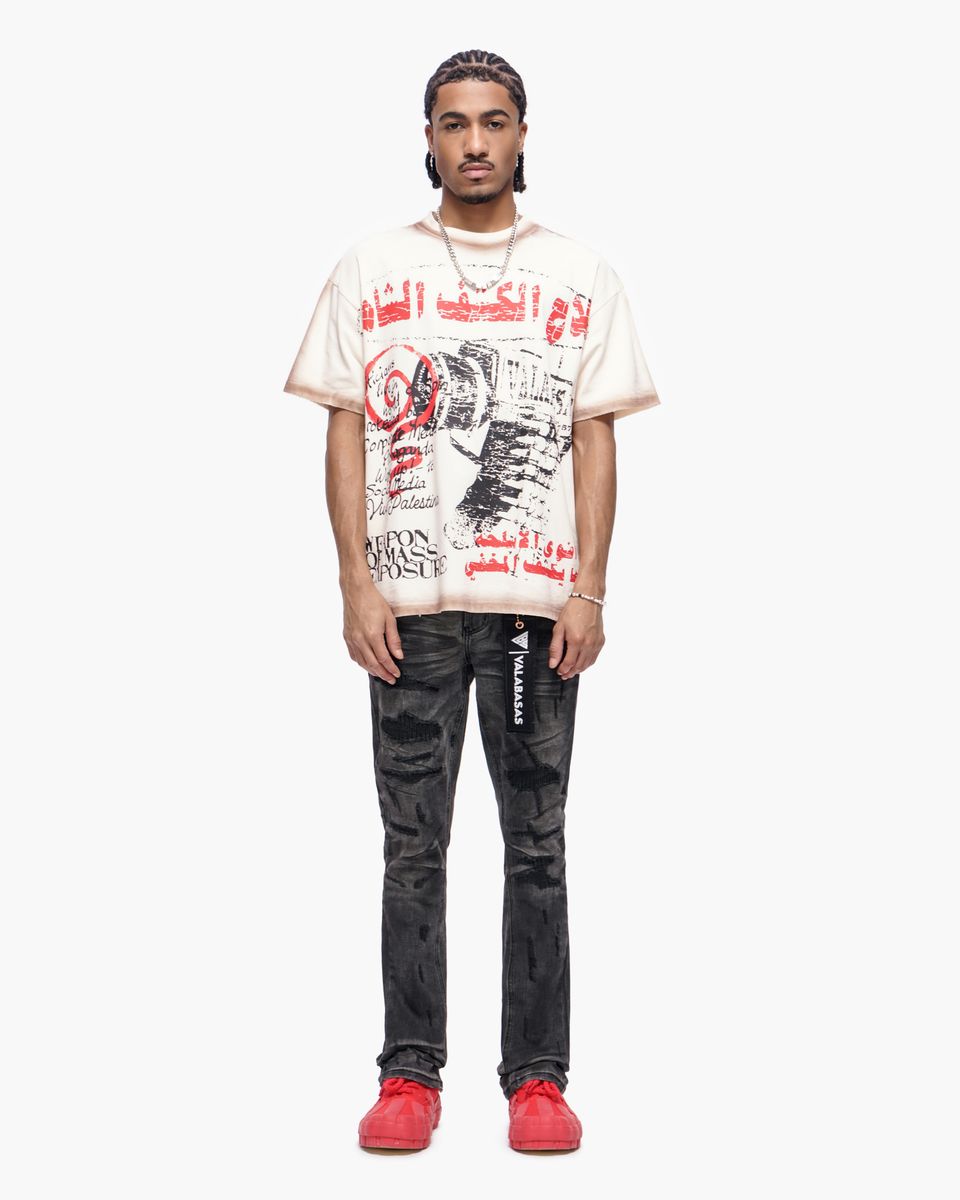 Valabasas WEAPONS Tee – Cream