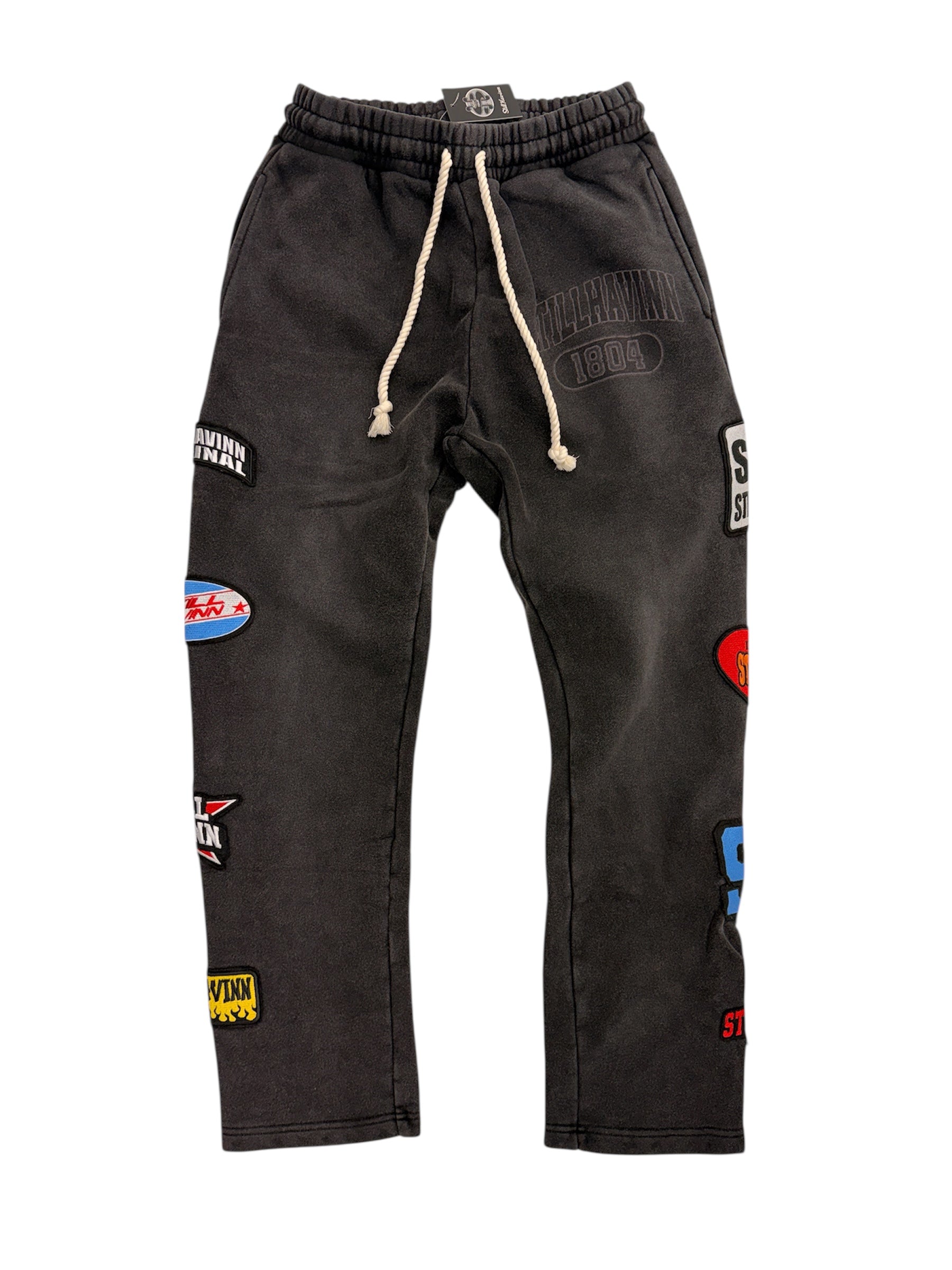 Take risk "patch black pants"