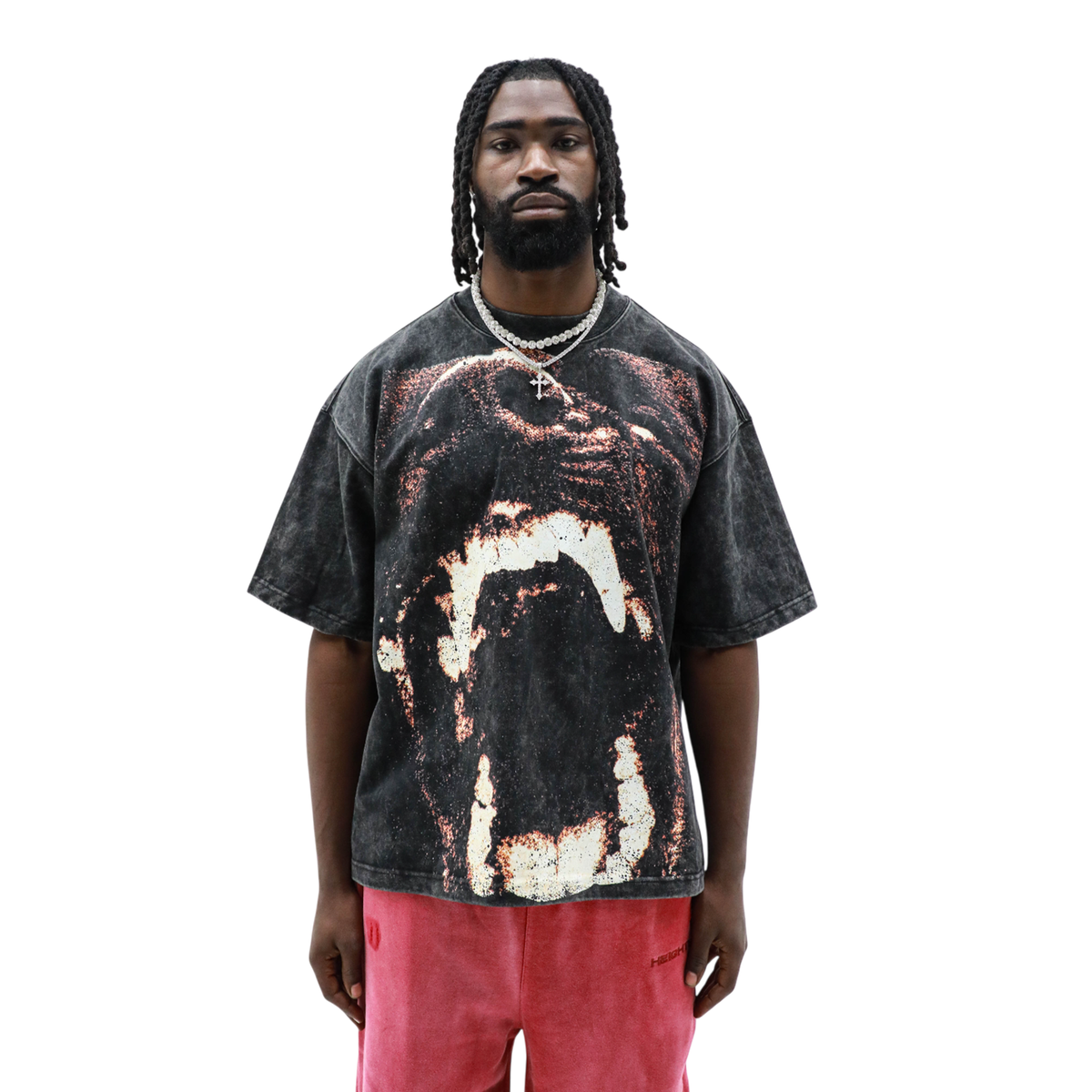 Heights District “Underdog” Black Acid Wash