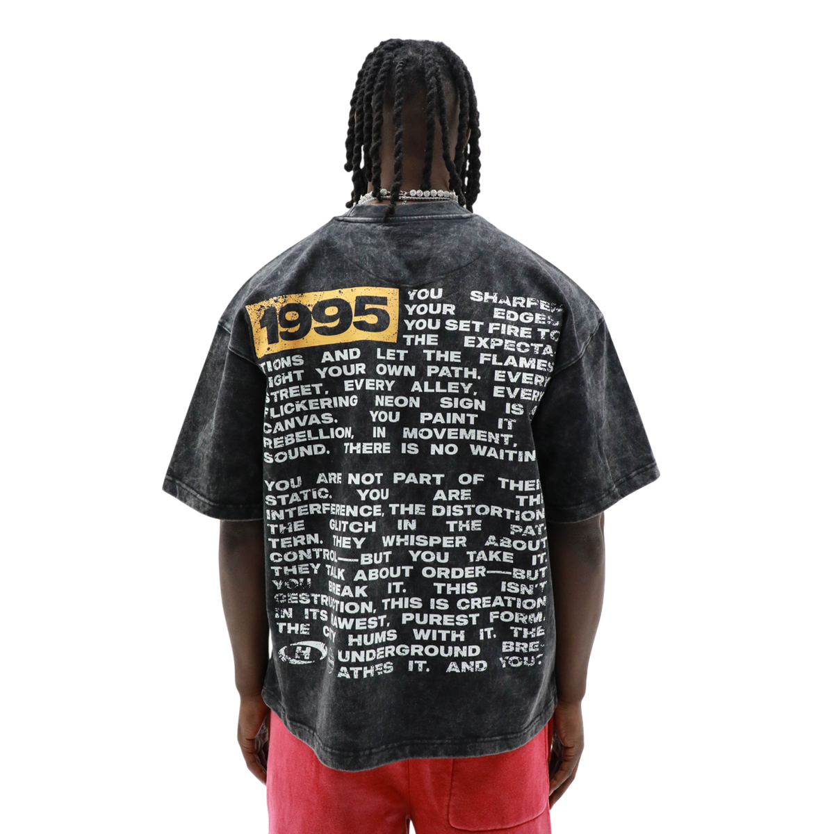 Heights District “Underdog” Black Acid Wash