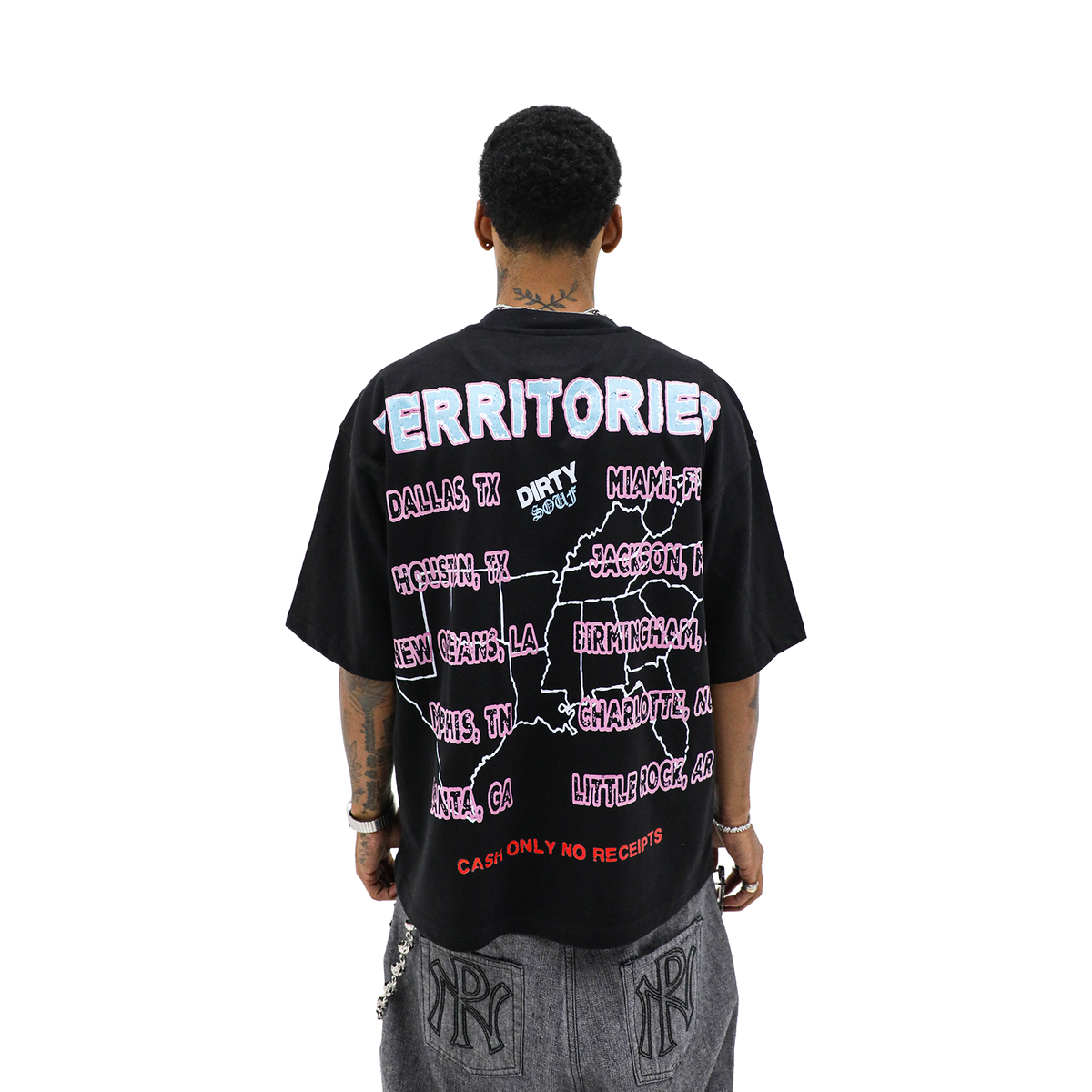 Heights District “Gentlemen's Club” Tee- Black