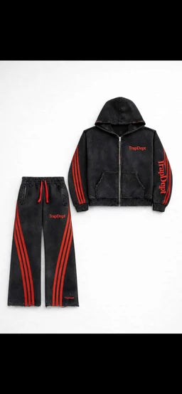TrapDept Jacket Red/Black