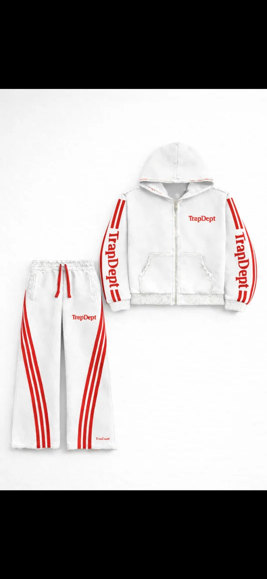 TrapDept Jacket Red/White