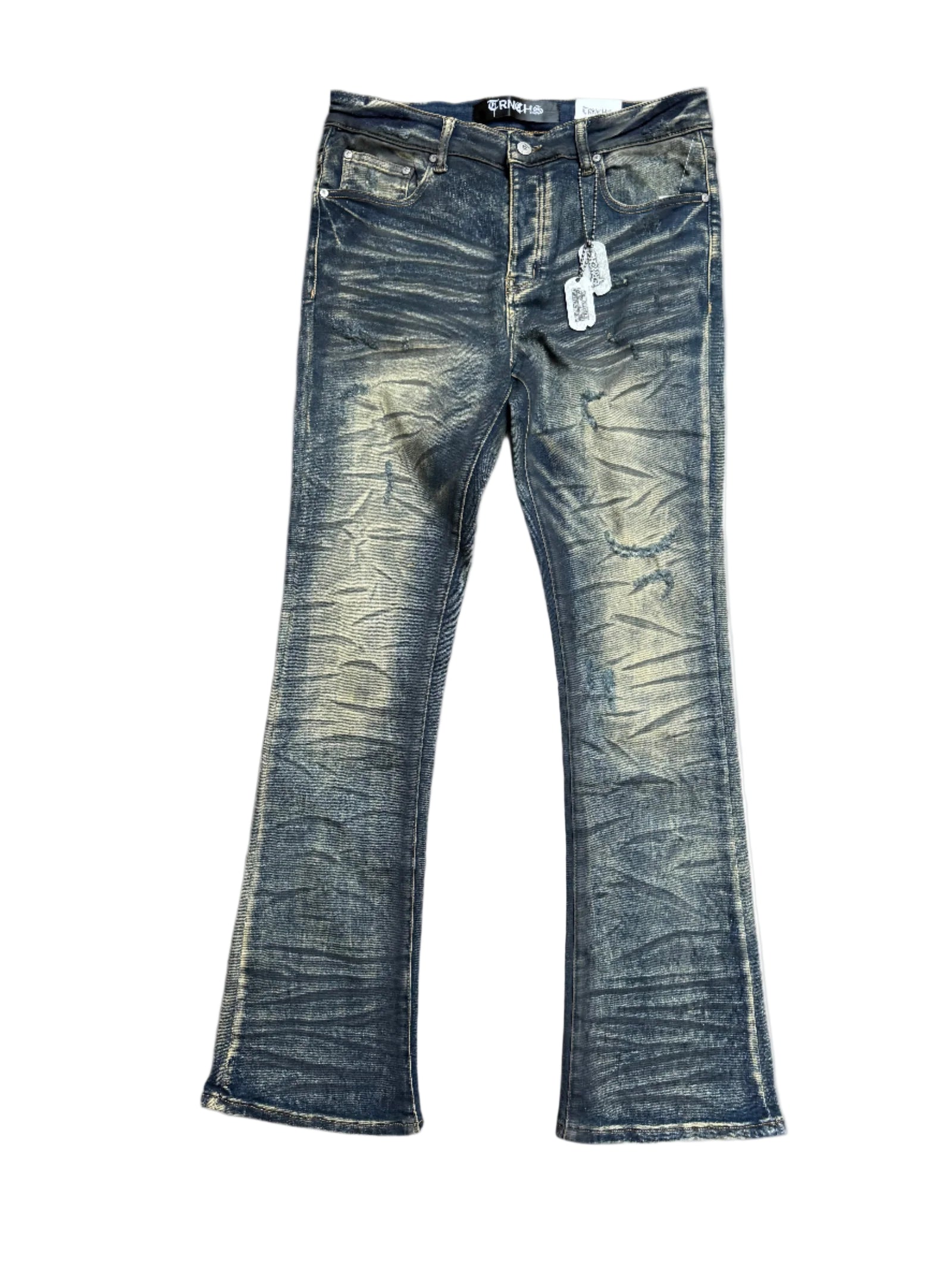 Trnchs "Siege" Dark Wash Stacked