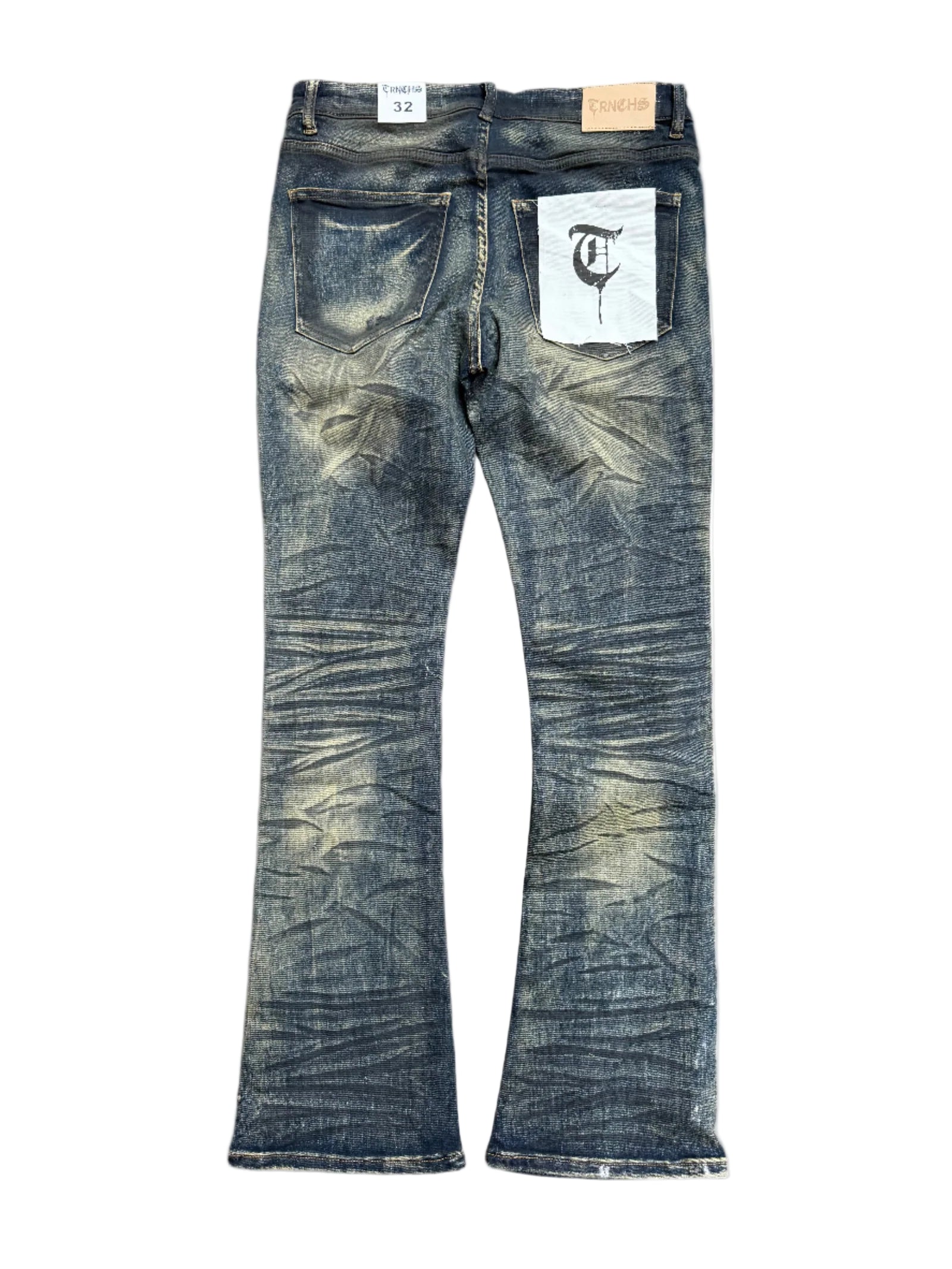 Trnchs "Siege" Dark Wash Stacked