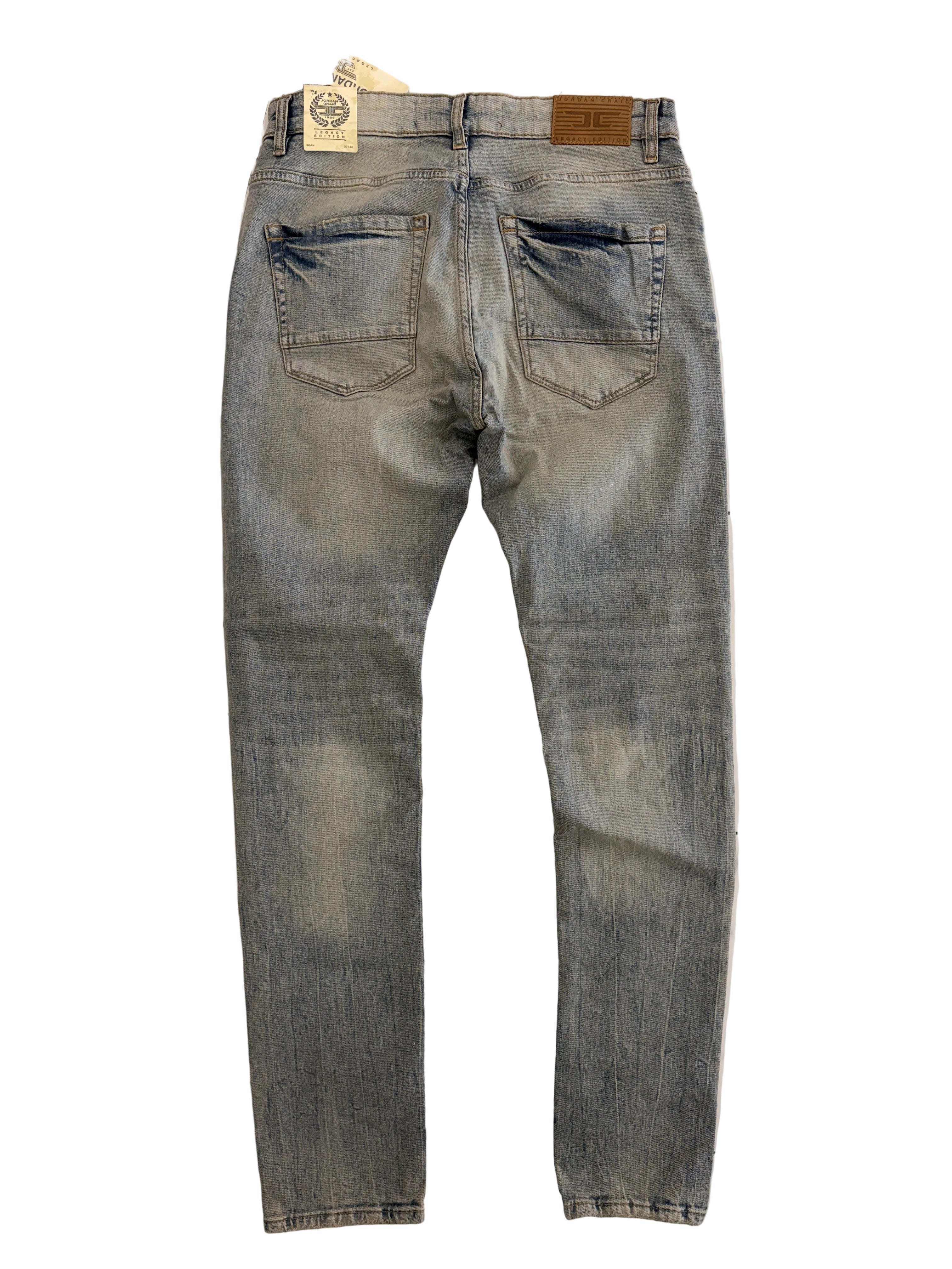 Jordan Craig "Antique" Light Rip Jeans