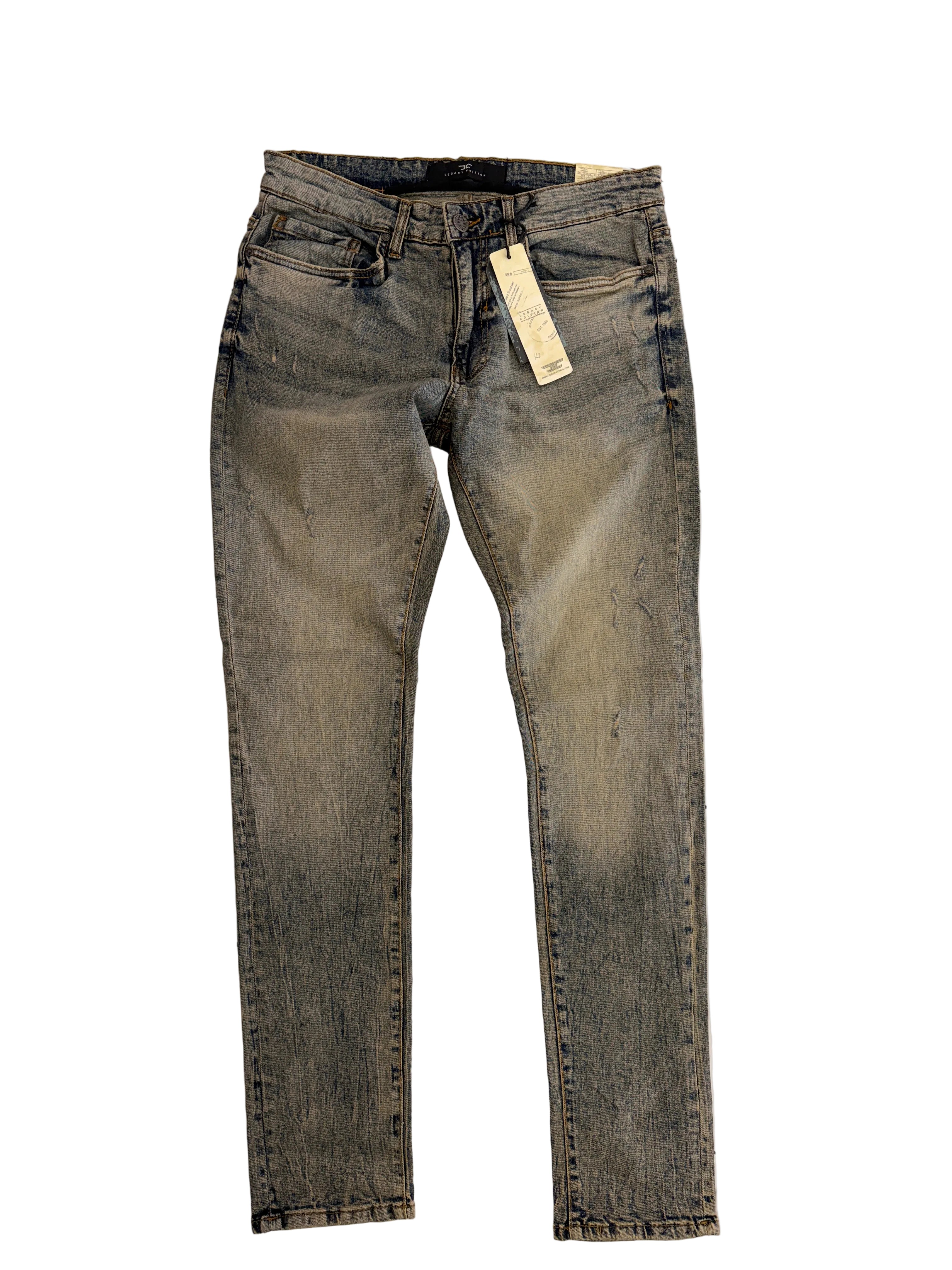 Jordan Craig "Desert Storm" Light Rip Jeans