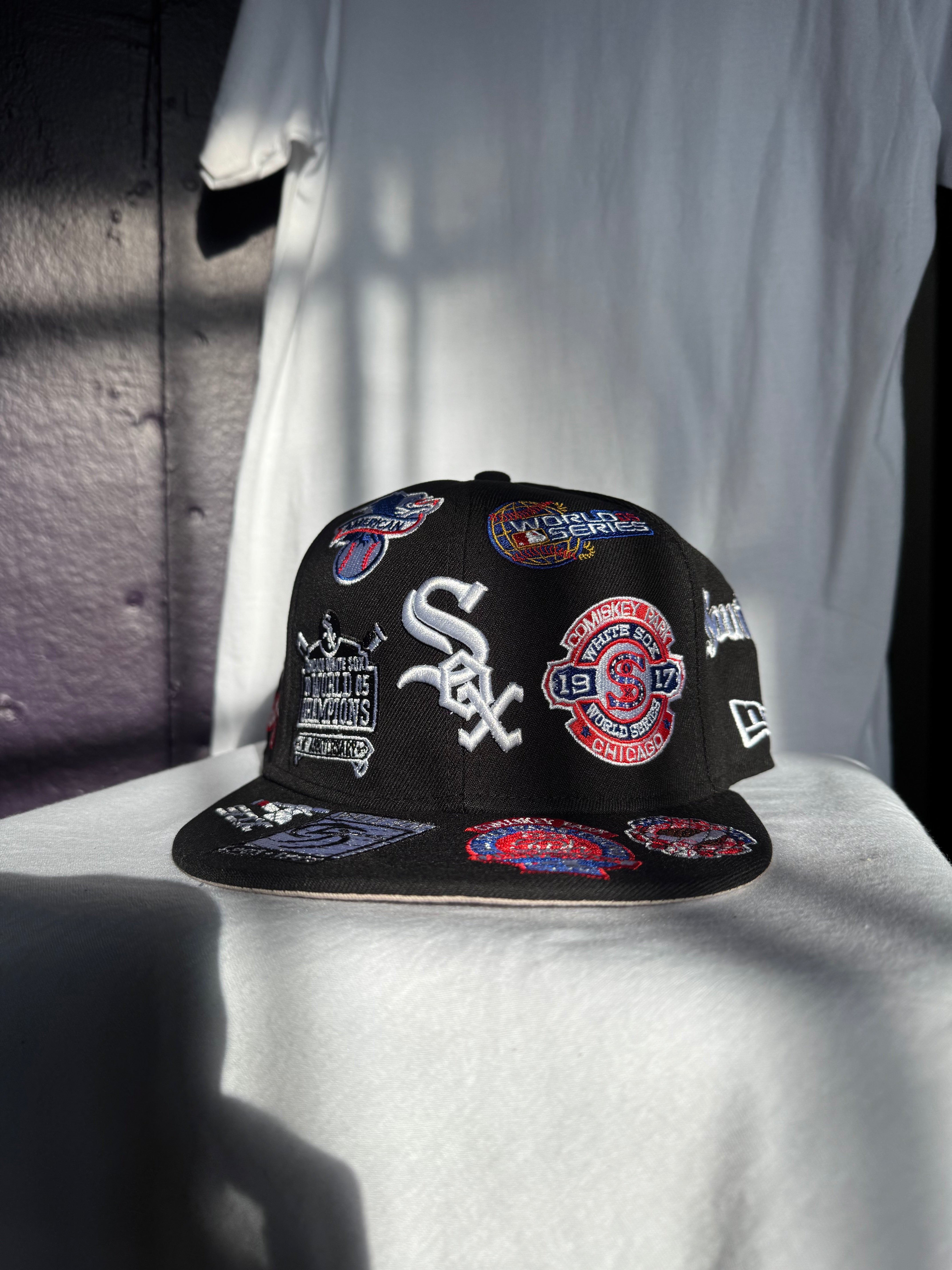 New Era Chicago White Sox 59FIFTY All-Over Patch Black