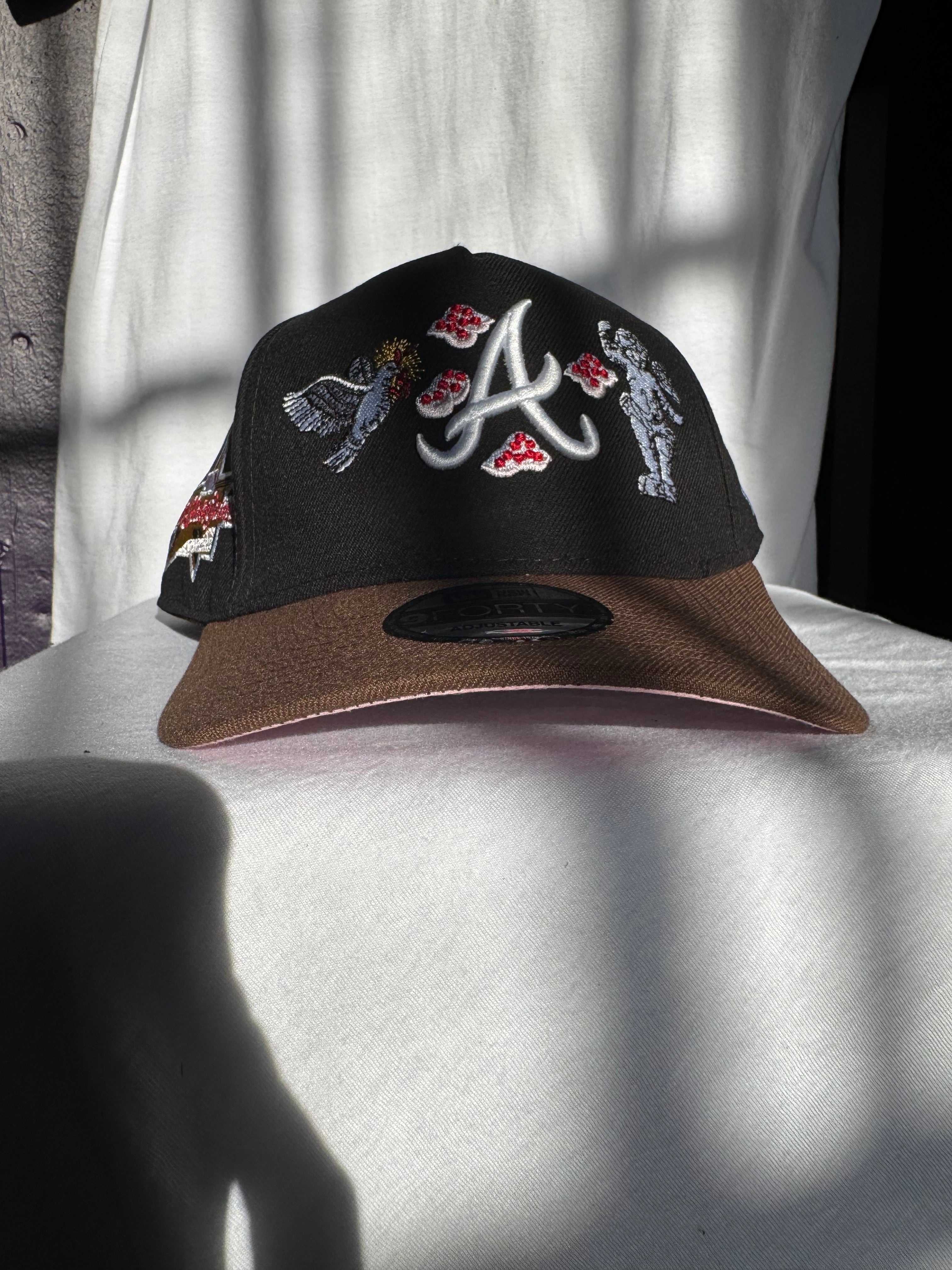 New Era Atlanta Braves 9FORTY A-Frame Black/Brown