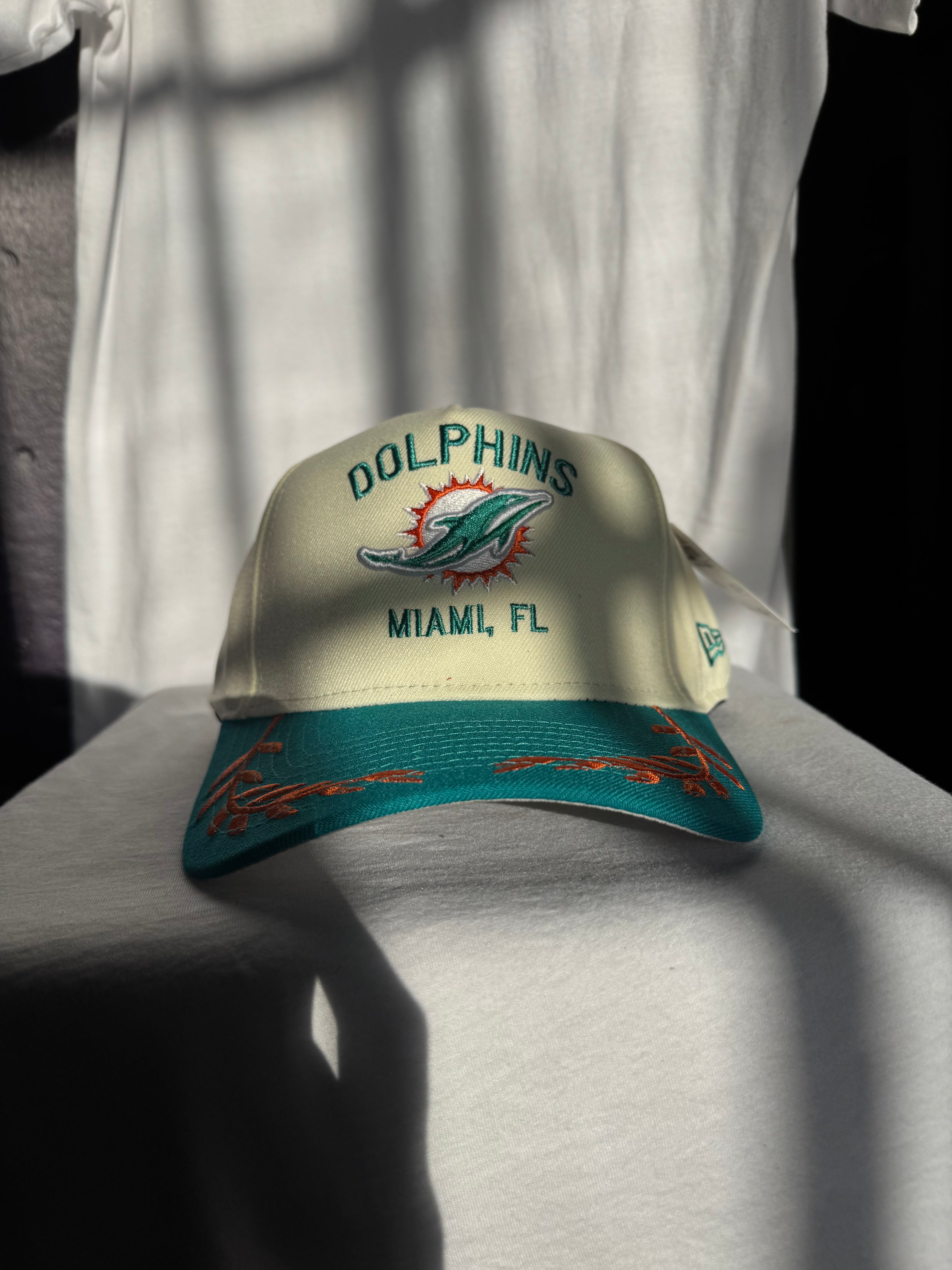 New Era Miami Dolphins A-Frame Cream/Teal