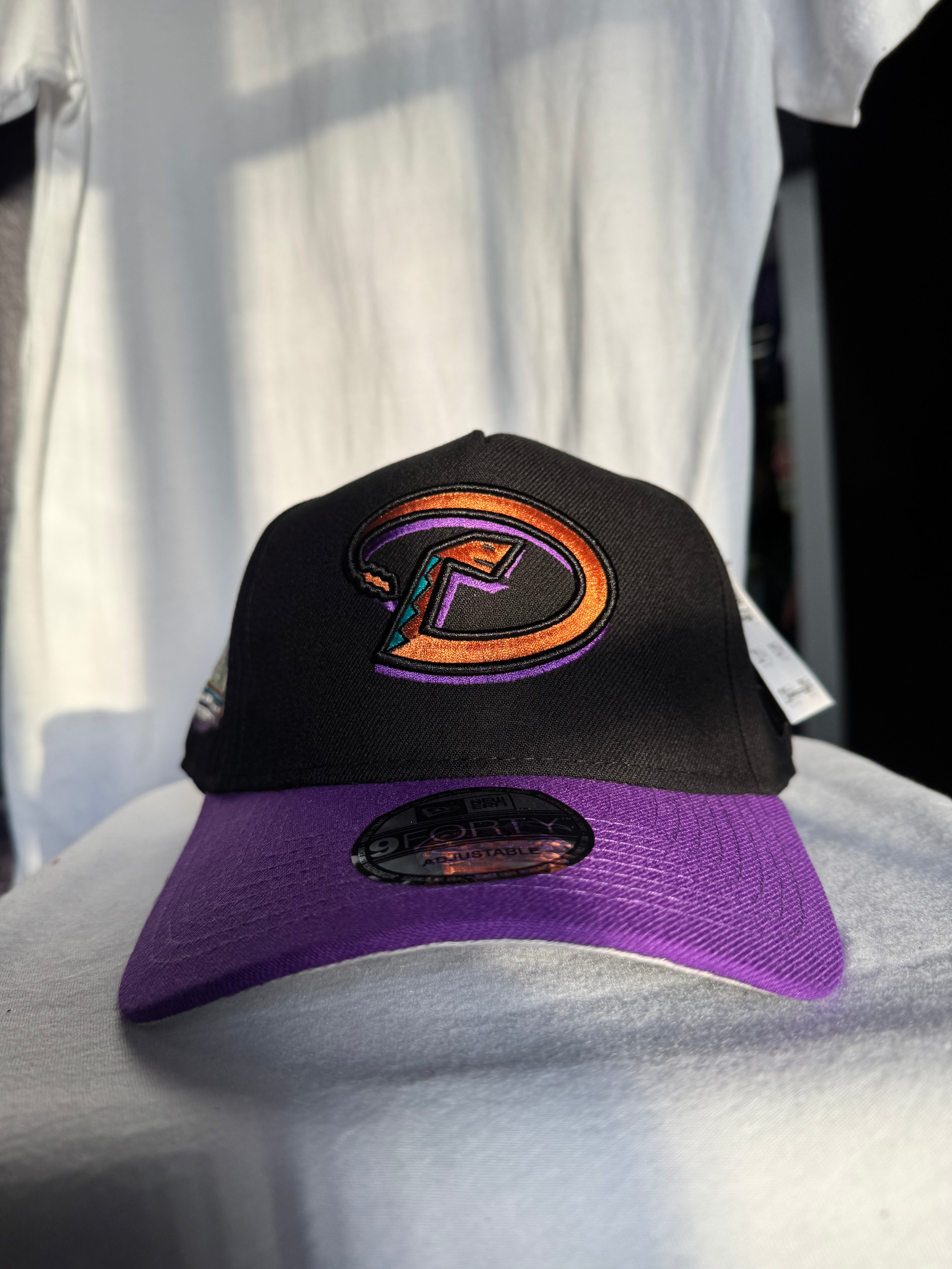 New Era Arizona Diamondbacks 9FORTY A-Frame Black/Purple