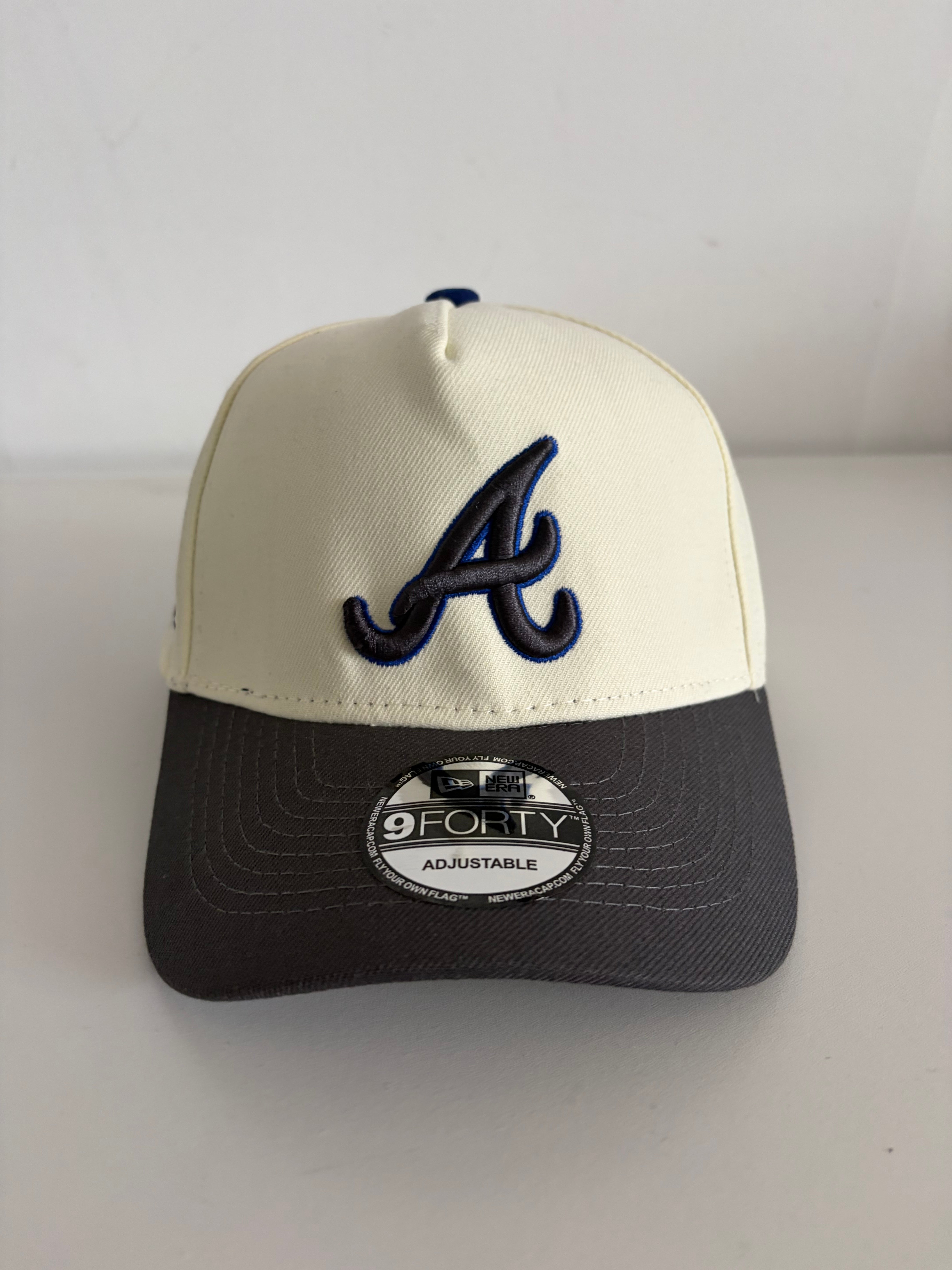 New Era Atlanta Braves 9FORTY Adjustable Cap – Cream/Charcoal 2000 All-Star Game Edition