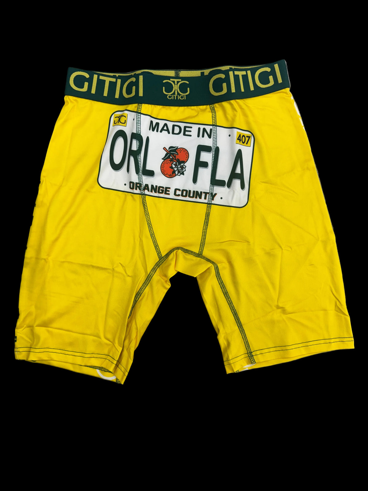 Gitigi 'ORL-FLA" Yellow Boxer Briefs
