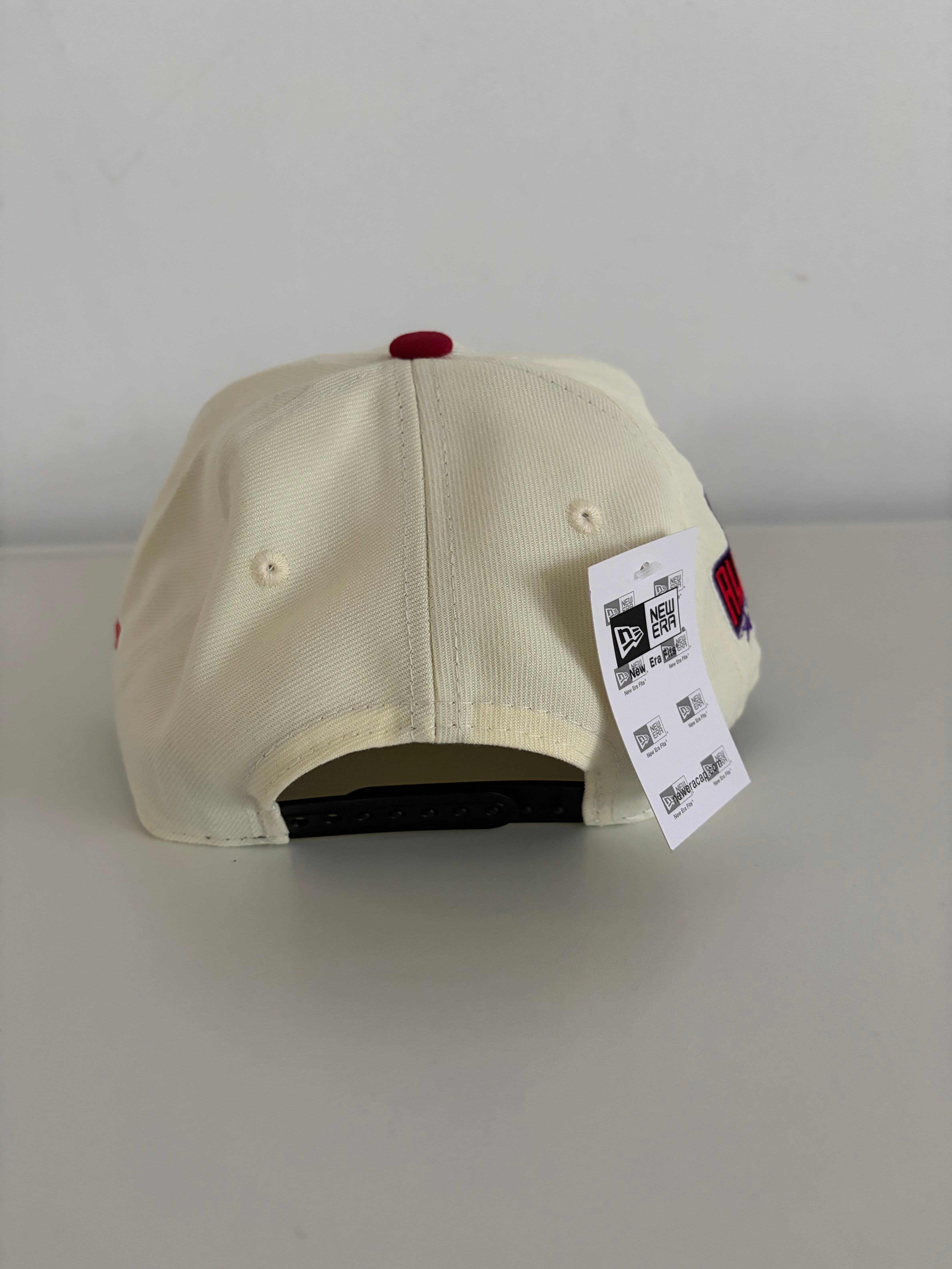New Era Philadelphia Phillies 9FORTY Adjustable Cap – Cream/Black w/ Red Star Logo & 1996 All-Star Game Patch