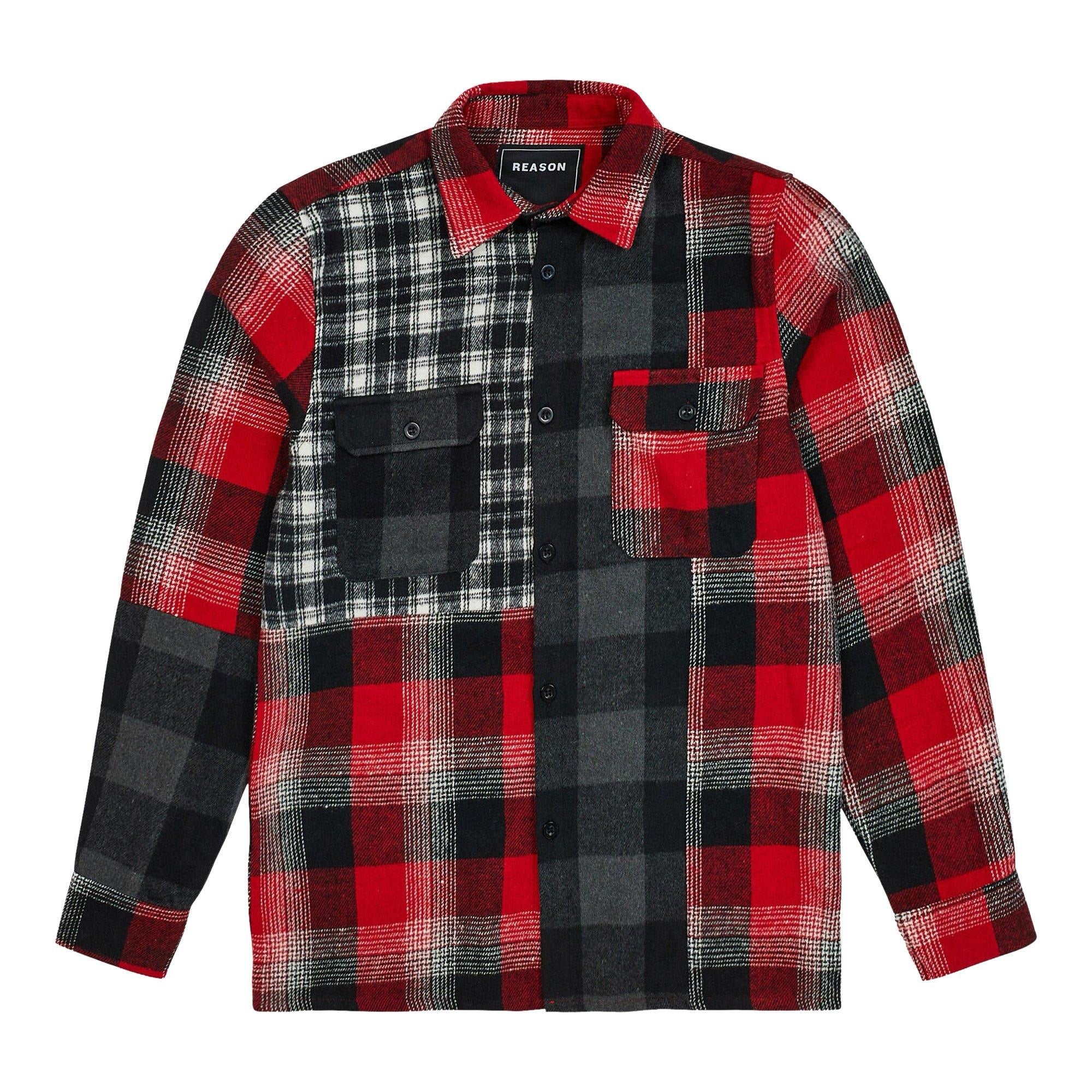 Reason "Reason" Overshirt Red/Black