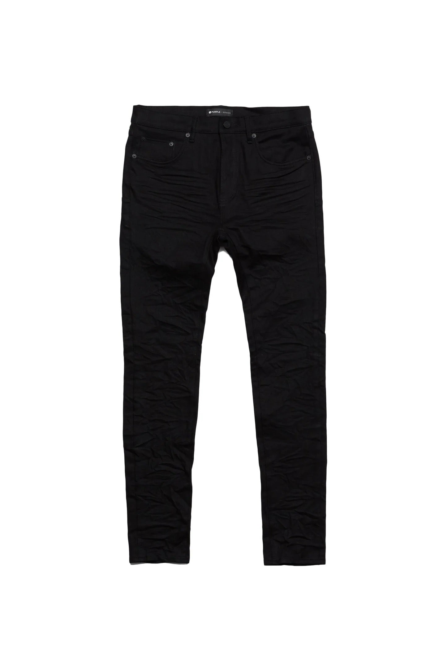 Purple Brand Jeans Plain Jet Black