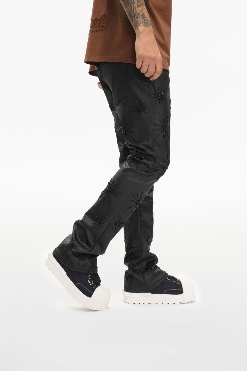 Valabasas "Solar" Stacked 33"inseam Black Waxed