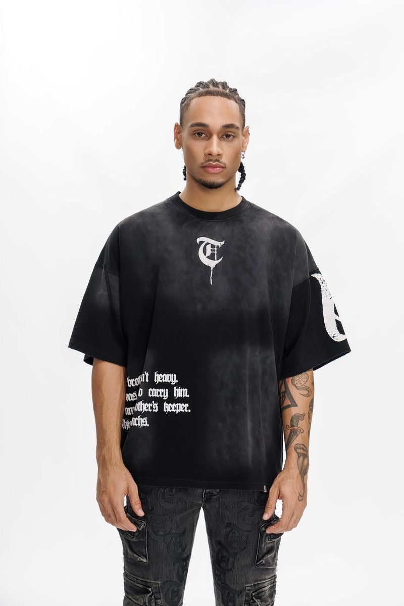 Trnchs "Brothers Keeper" Tee Black Wash