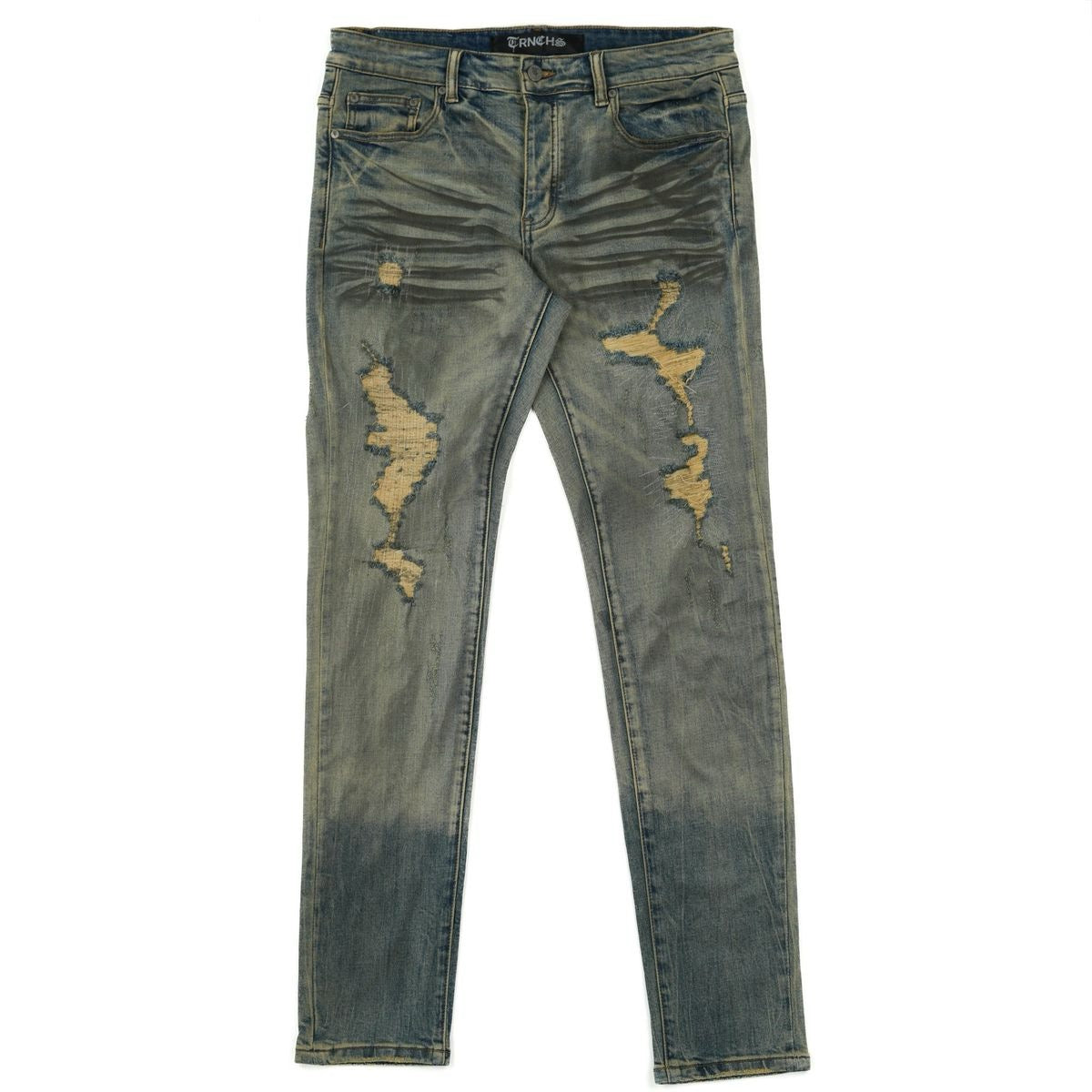 Trnchs "Ehab" Skinny Acid Wash