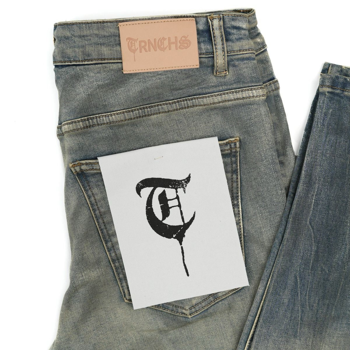 Trnchs "Ehab" Skinny Acid Wash