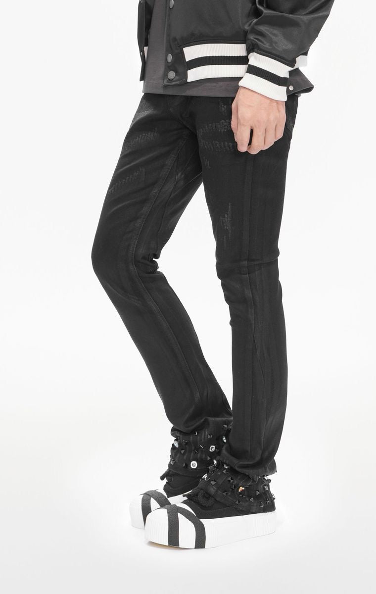 Valabasas "Ionic" Slim Black Waxed