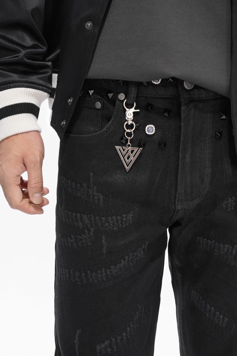 Valabasas "Ionic" Slim Black Waxed