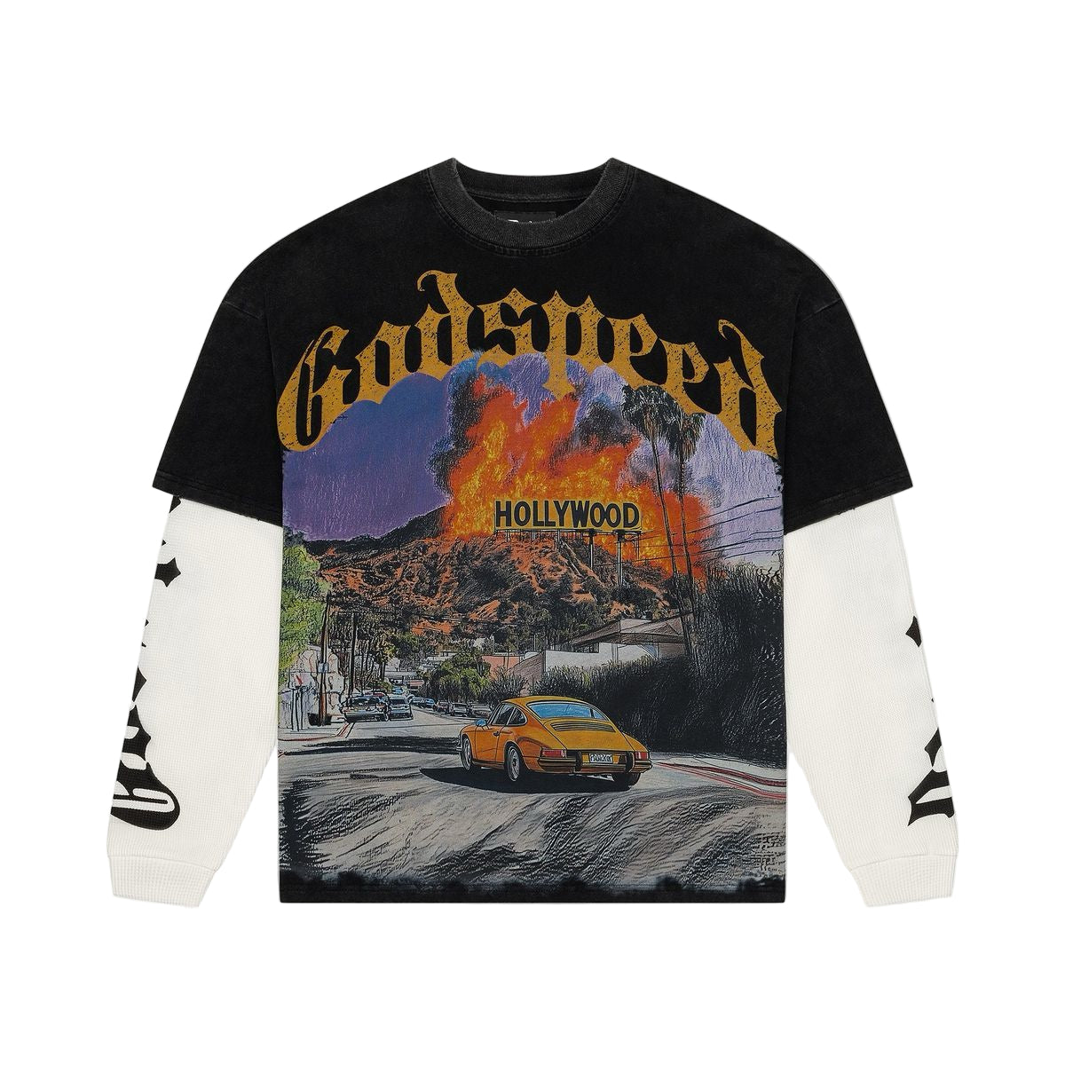 God Speed "Los Scandalous" Long Sleeve Tee Black