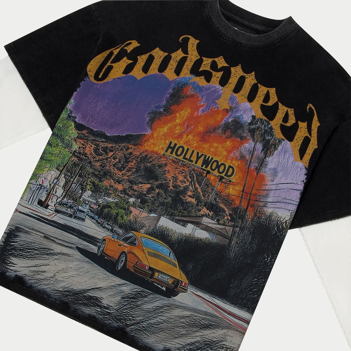 God Speed "Los Scandalous" Long Sleeve Tee Black