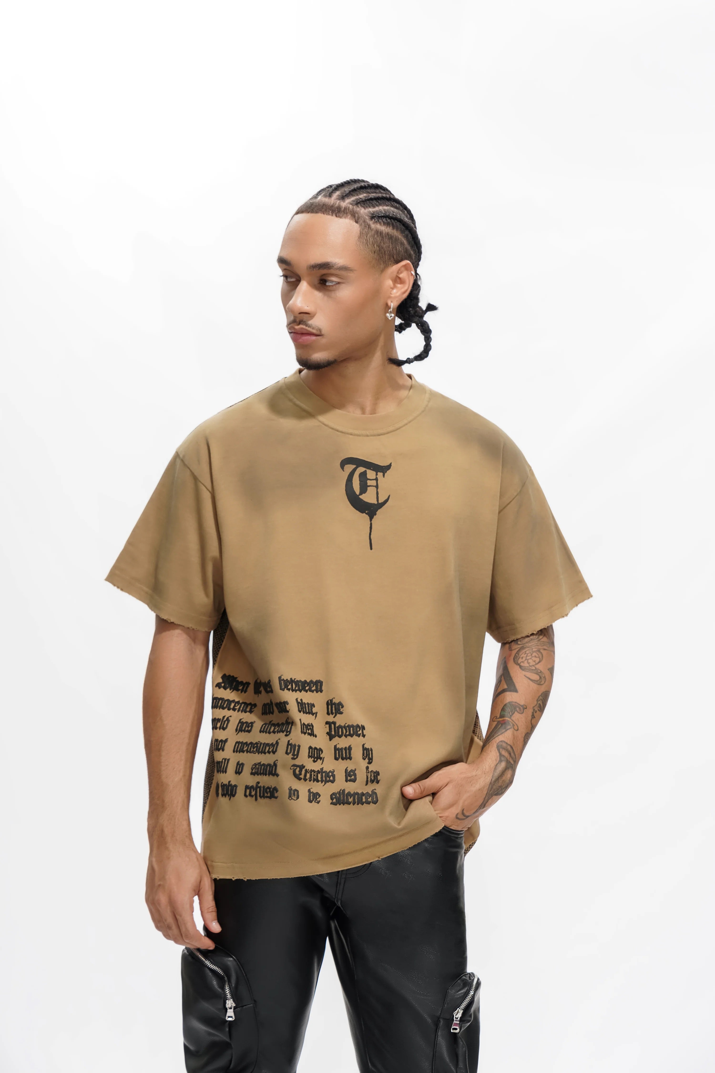 Trnchs "Refuse To Be Silenced" Tee Brown