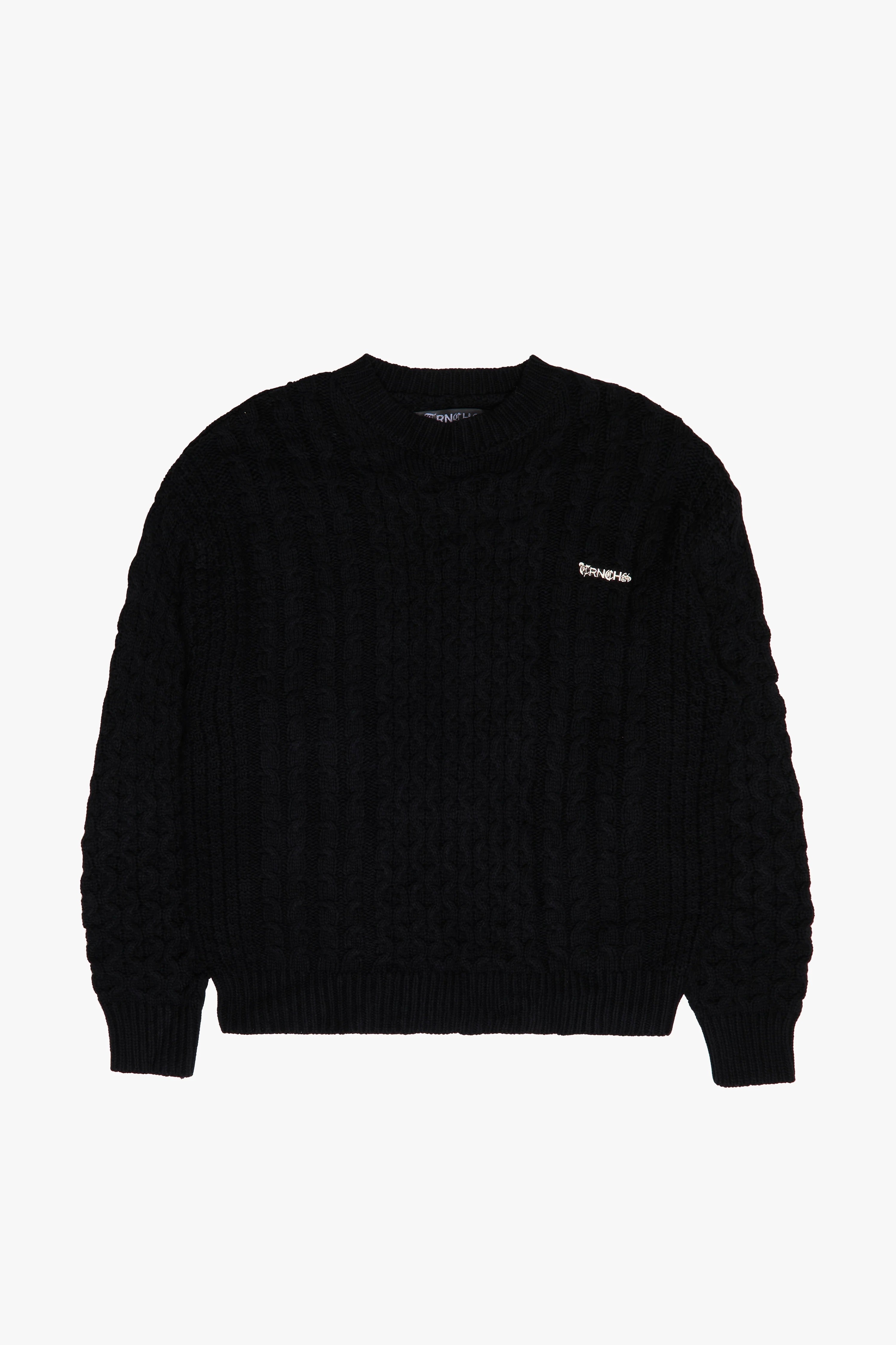 Trnchs "Tilden" Sweater Black (Oversized)