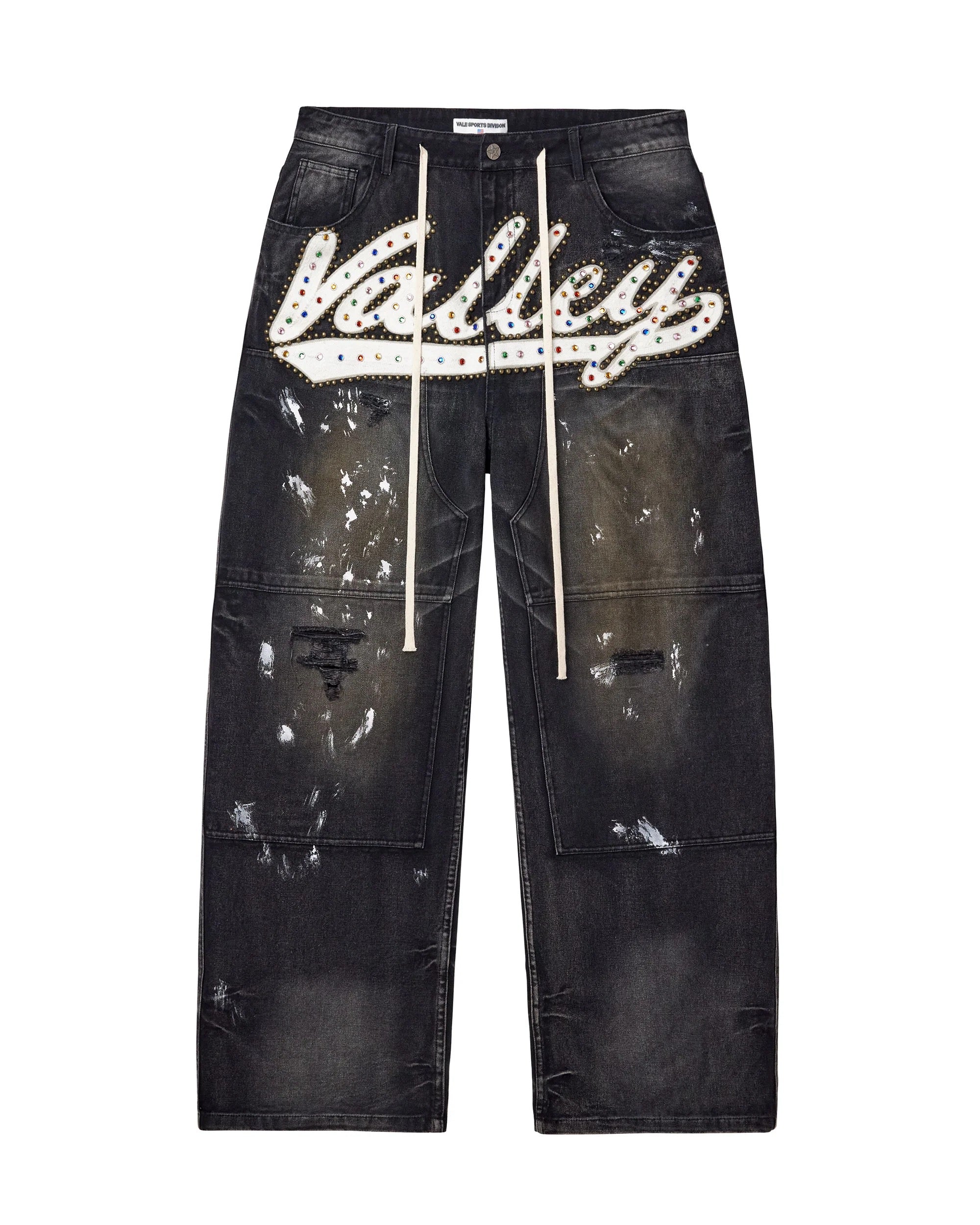 Vale Forever "Fury Painters" Baggy Pants Black Wash