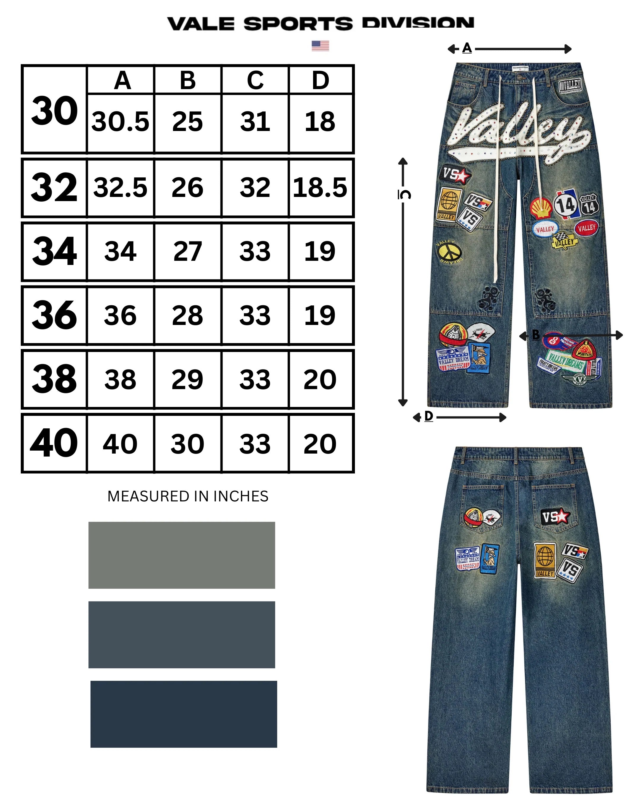 Vale Forever "1980's" Carpenter Pants