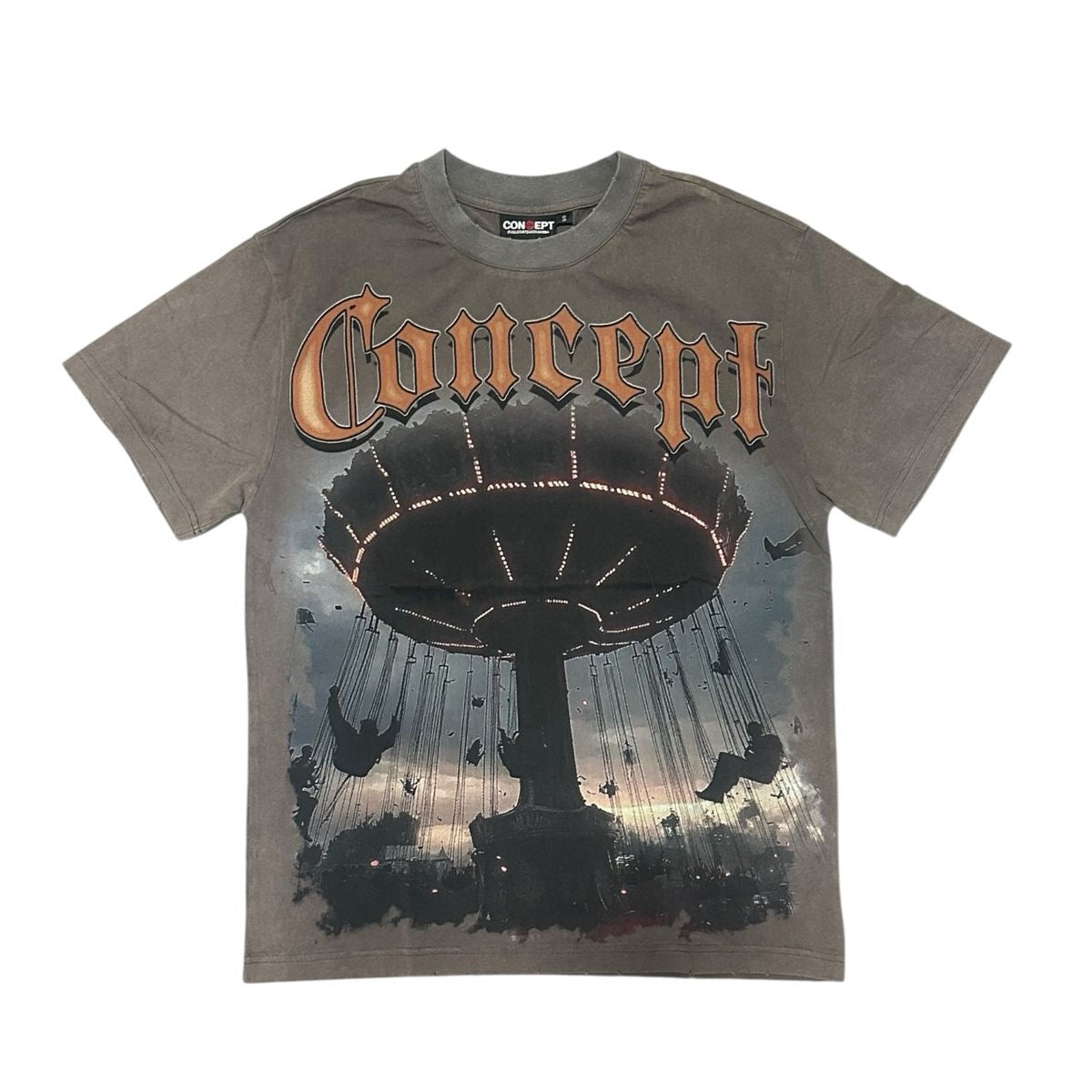 Concept "Carousel" Tee Grey Wash
