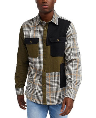 Reason "Color Block" Overshirt Multi