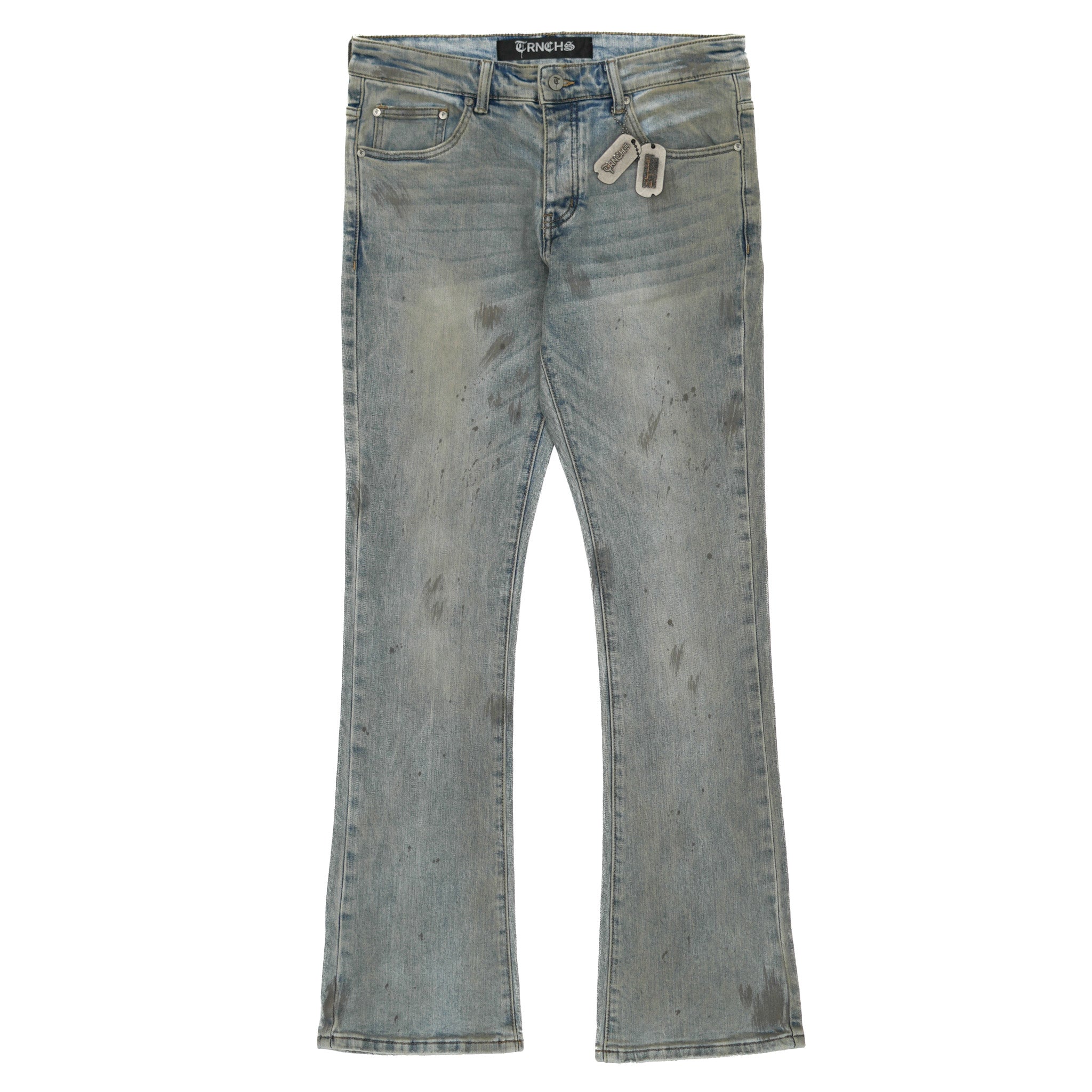 "ASHES" Light Blue Wash Denim