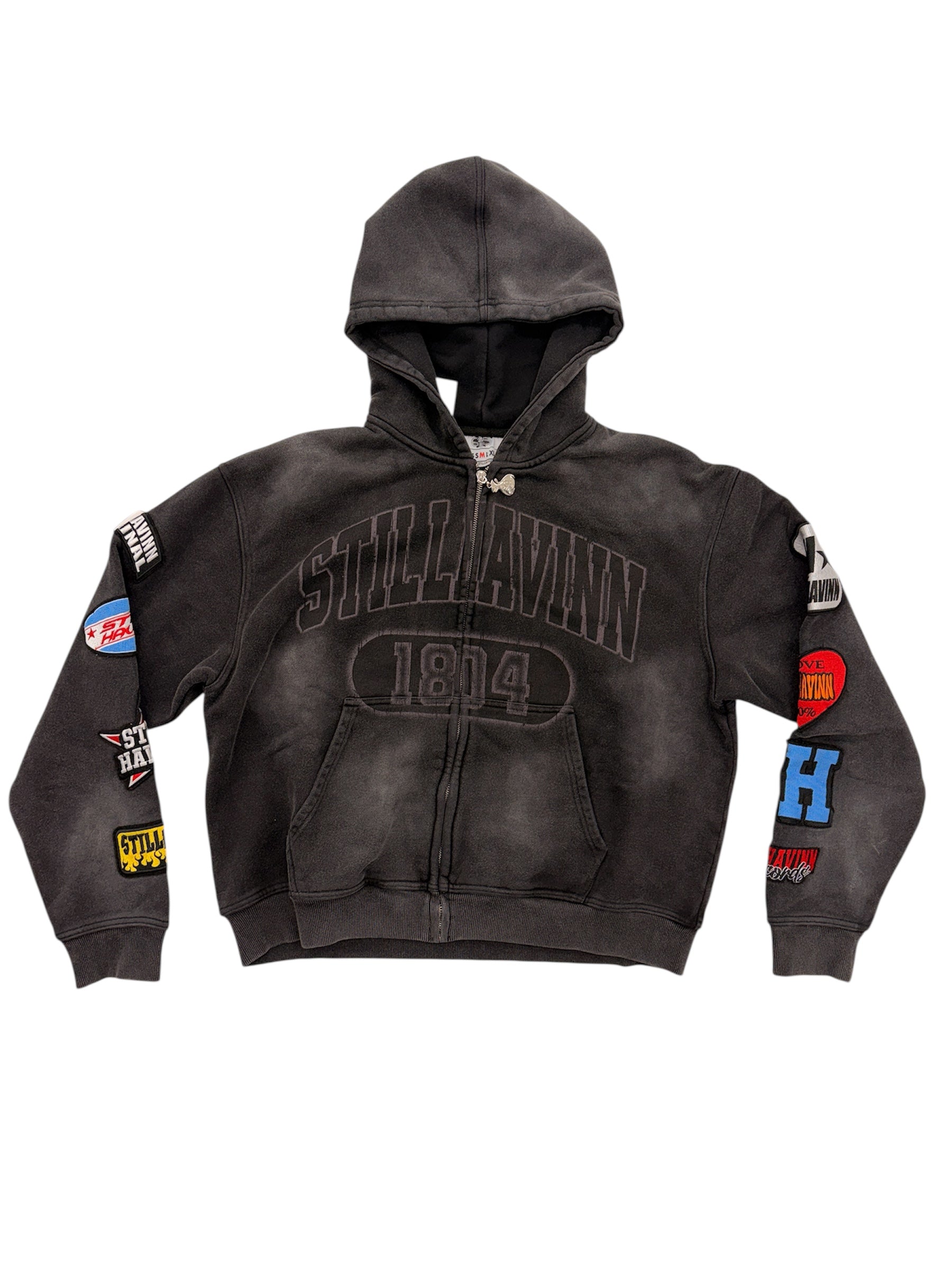 Take risk "patch black hoody"