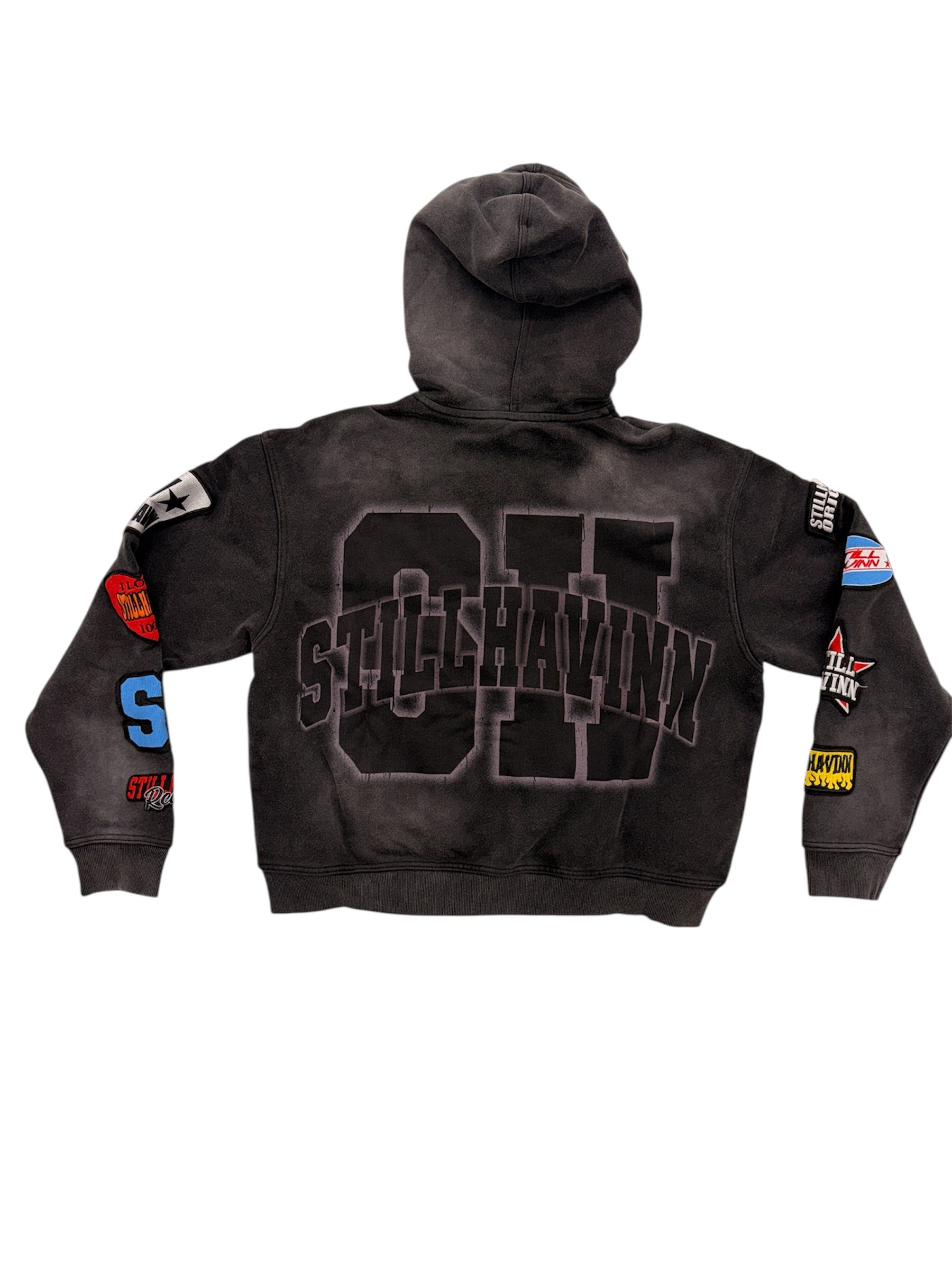 Take risk "patch black hoody"