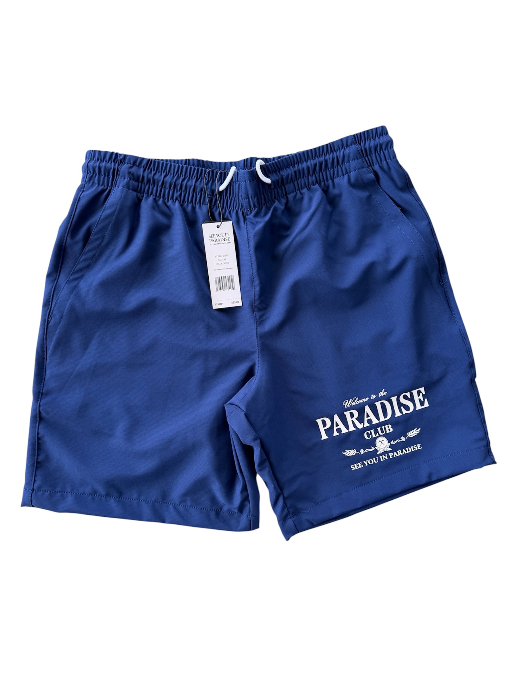 Jordan Craig Paradise Club Drawstring Shorts – Royal Blue