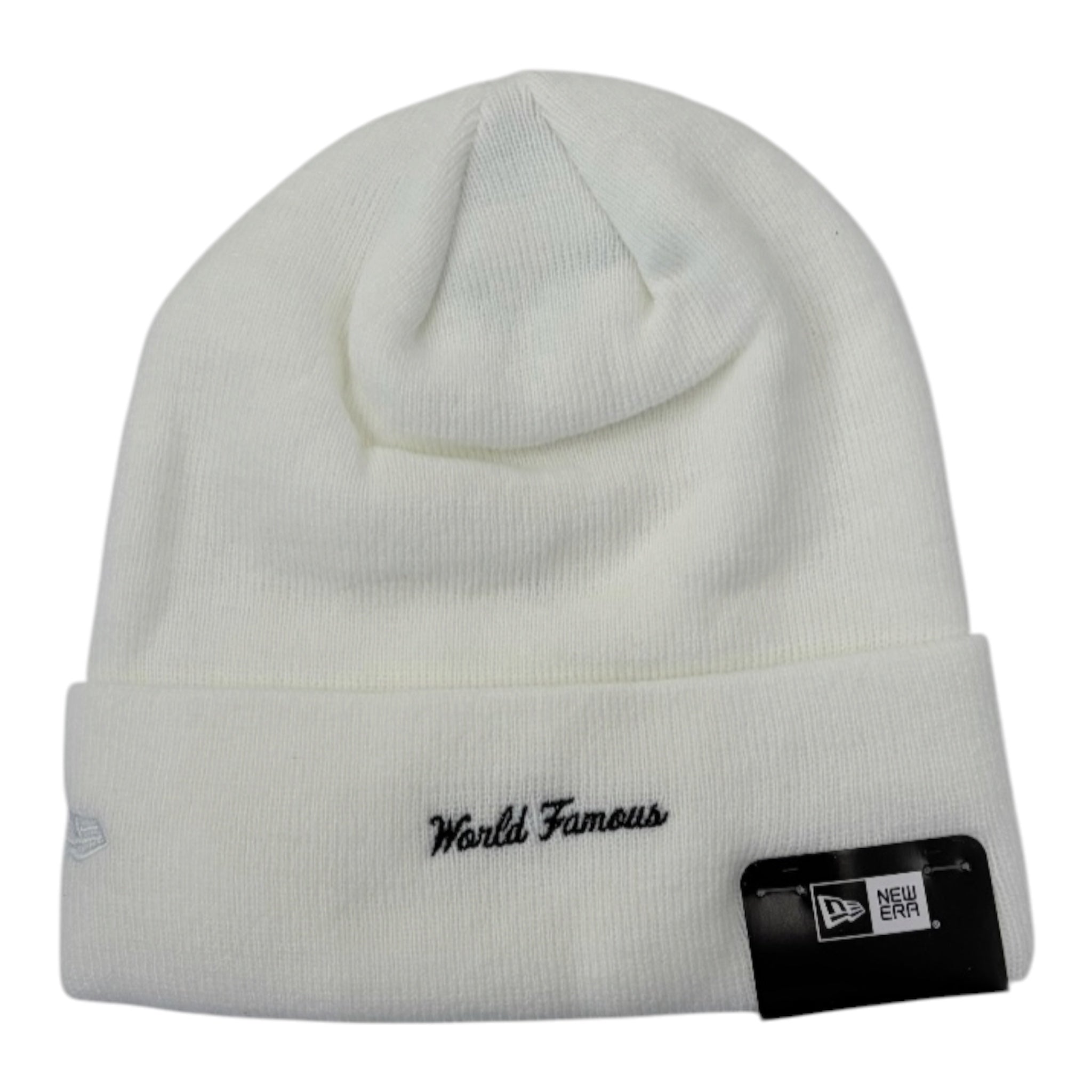Supreme New Era Box Logo Beanie- White/Red