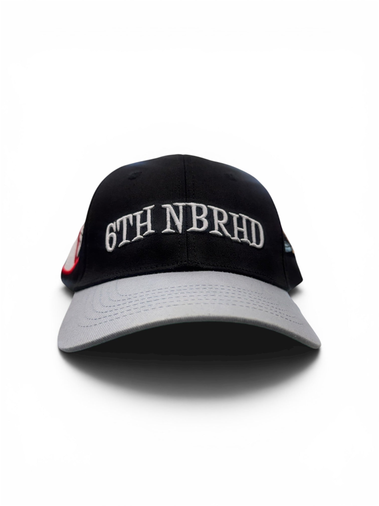 6TH NBRHD Snapback Hat – Black/Gray