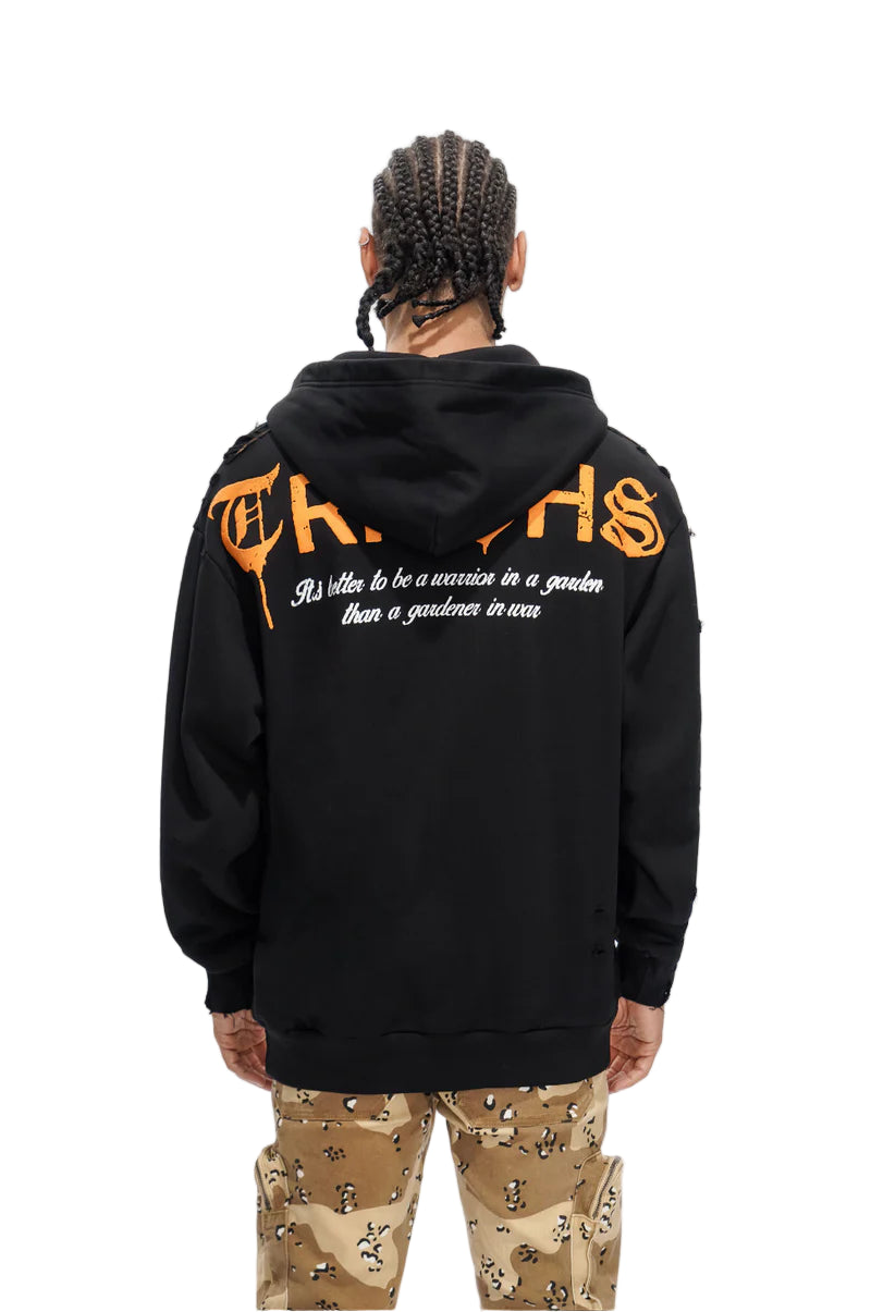 Trnchs "Warrior In The Garden" Hoodie Black