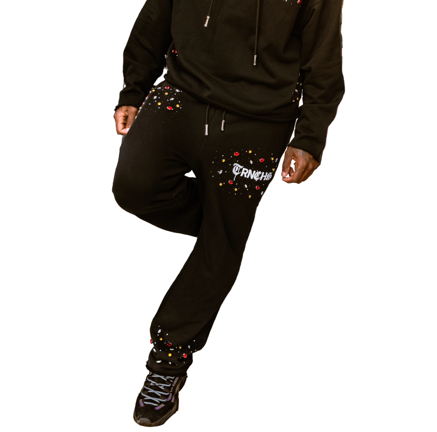 Trnchs "Blood Diamond" Sweat Pants Black