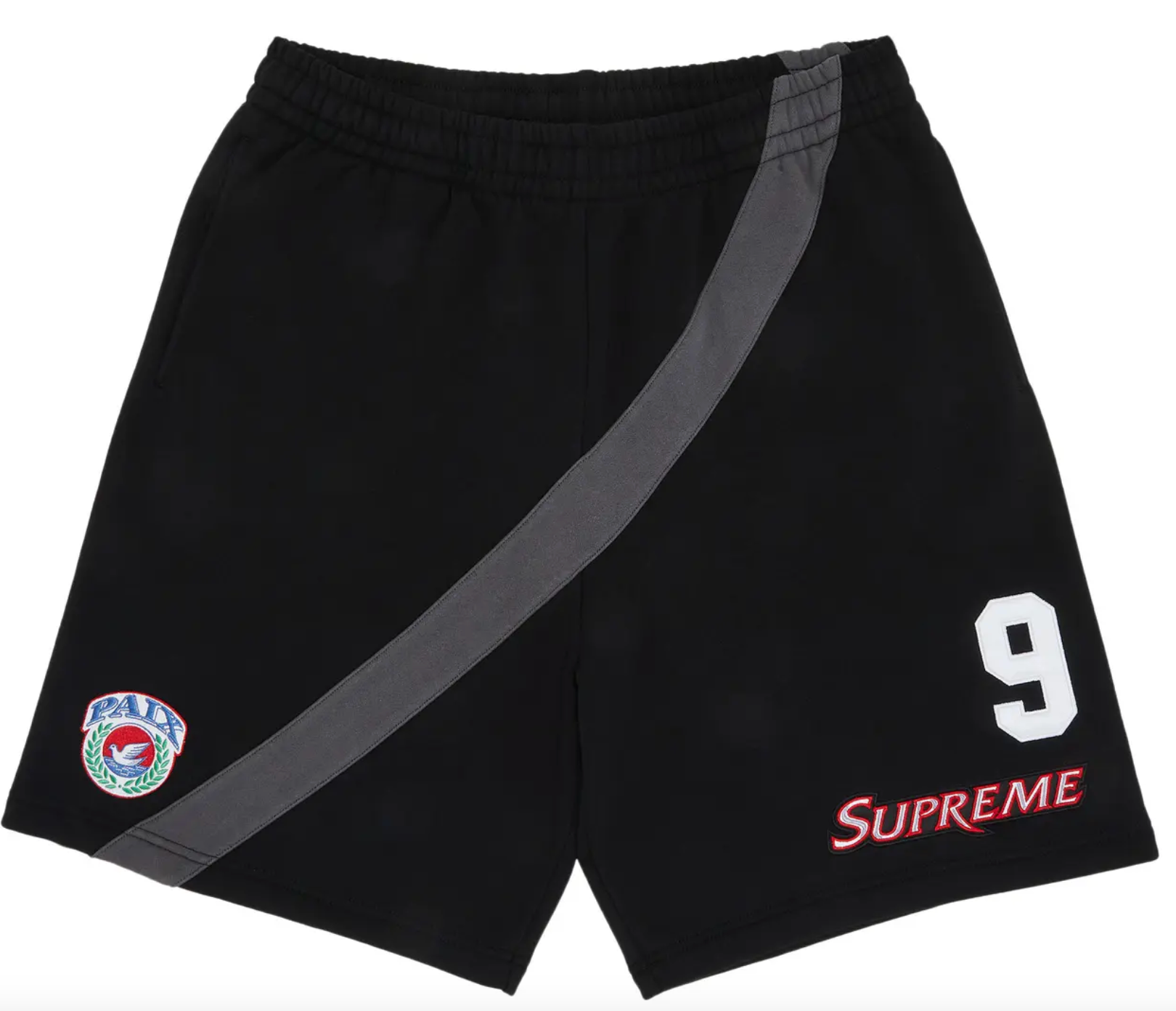 Supreme Racing Logo Shorts – Black