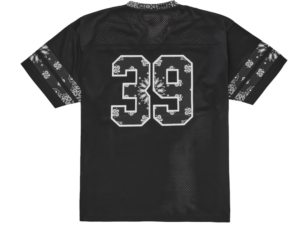 Supreme Bandana Football Jersey Black