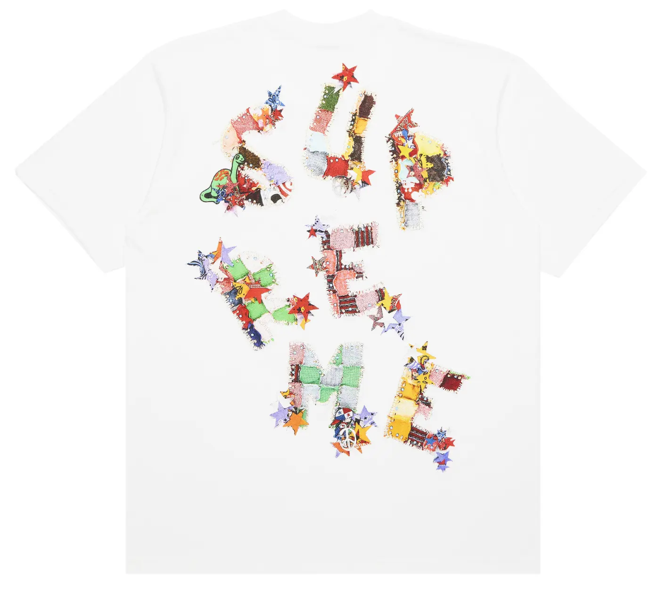 Supreme Patchwork Tee – White