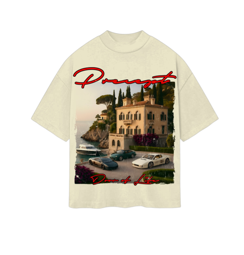 Precept 'De Castillo' white unisex graphic t-shirt with a heritage-inspired front print.