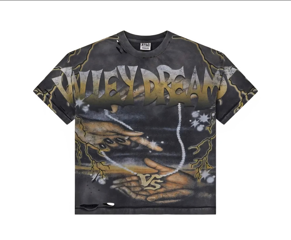 Vale Forever Hands Of God Tee- Black Wash