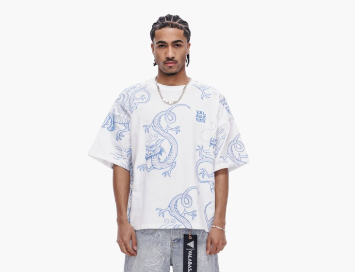 Valabasas 'Yurei' white tee — alternate view.