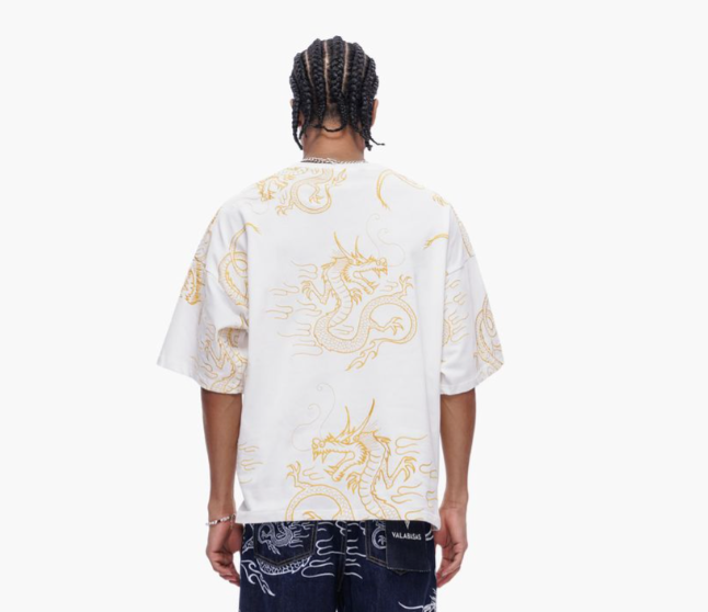 Valabasas 'Seishin' white tee — alternate view.