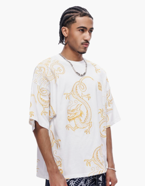 Valabasas 'Seishin' white tee — alternate view.